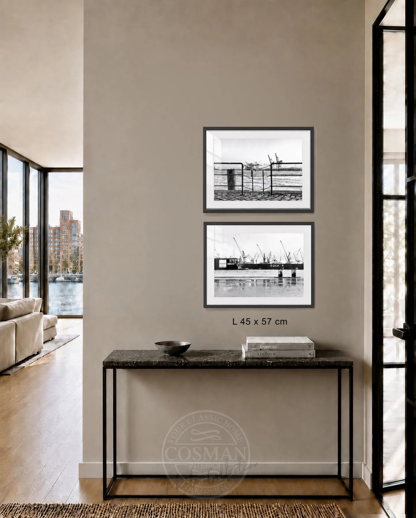 Framed Photography — Hamburg Port Dock | HH05C