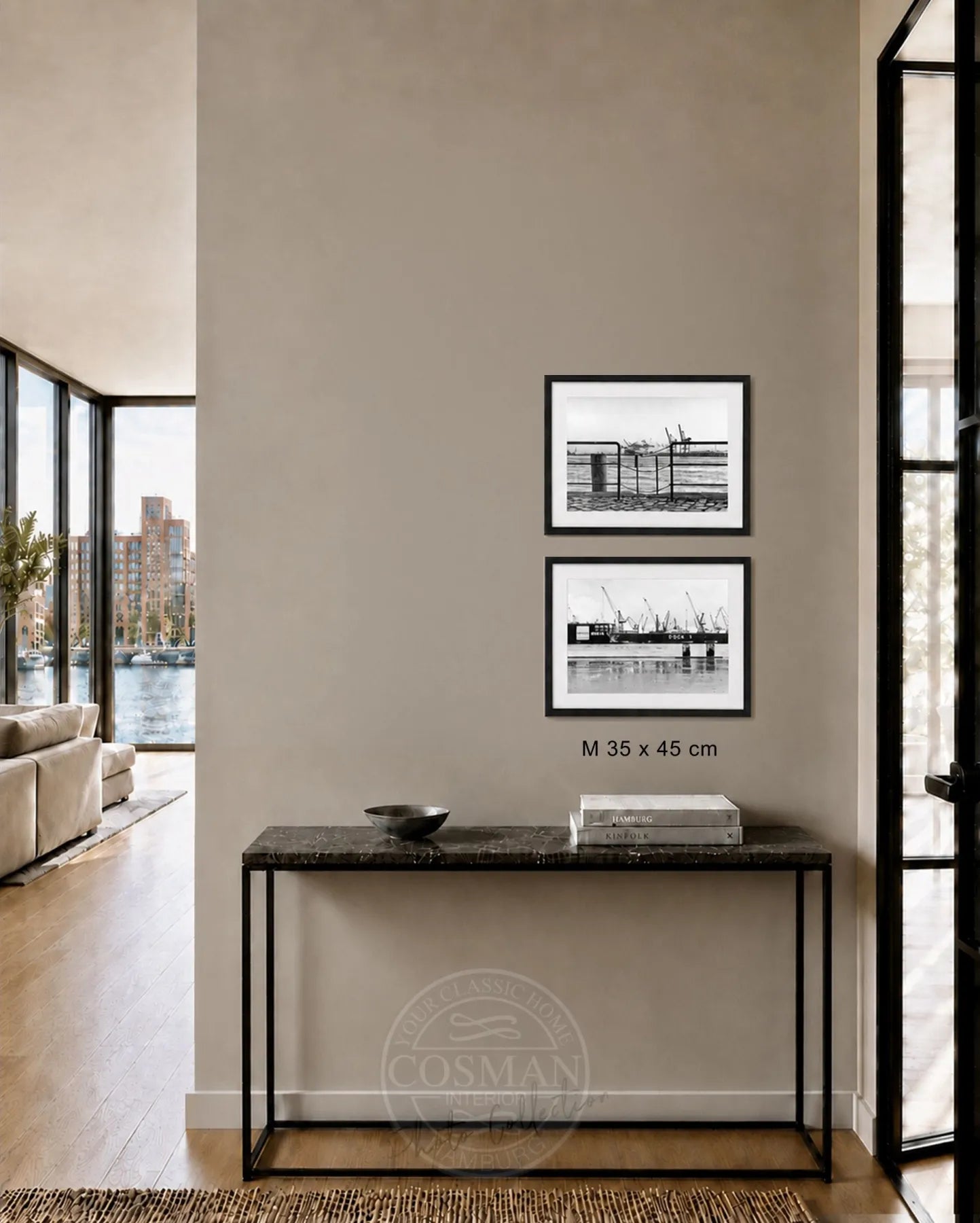 Framed Photography — Hamburg Port Dock | HH05C