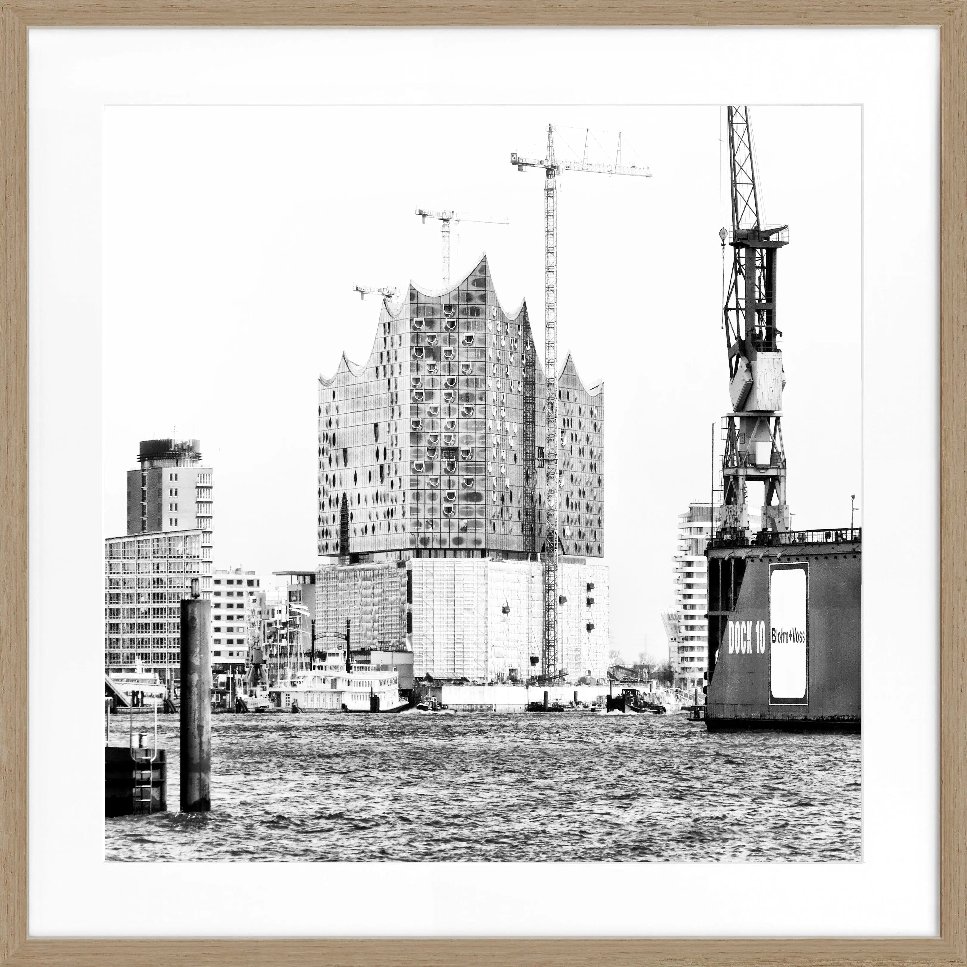 Poster mit Rahmen Hamburg ’Elphi’ HH48 - Wandbilder