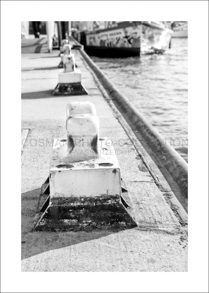 Poster / Print Hamburg Harbor 'Bollard' HH05H