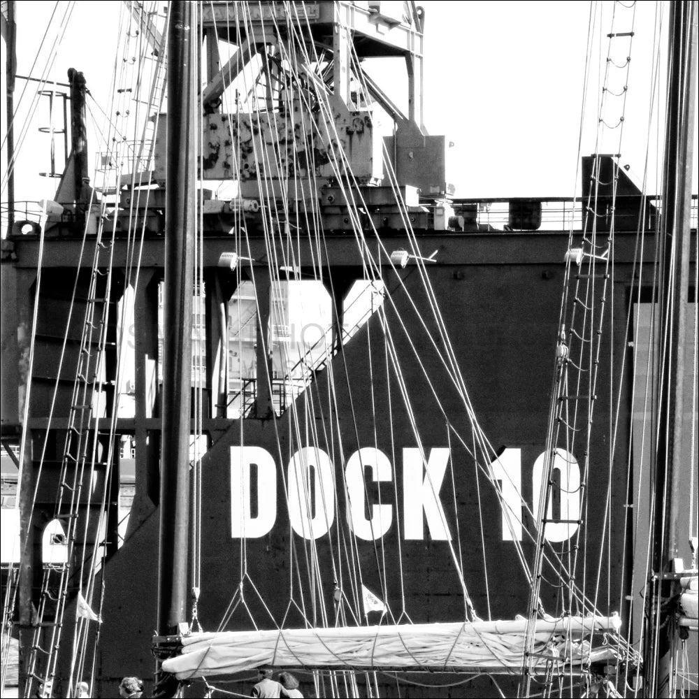 Poster Dock 10 Hamburg - Hafenfoto Wandkunst
