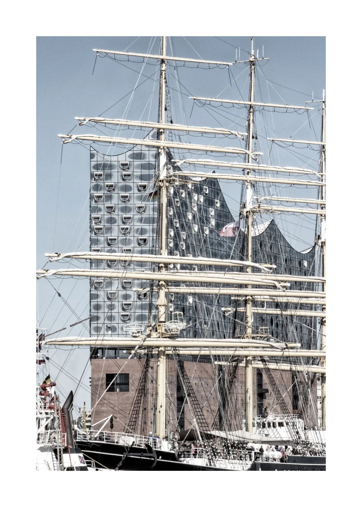 Poster / Druck Hamburg Hafen ’Elphi’ HH18 - Wandbilder