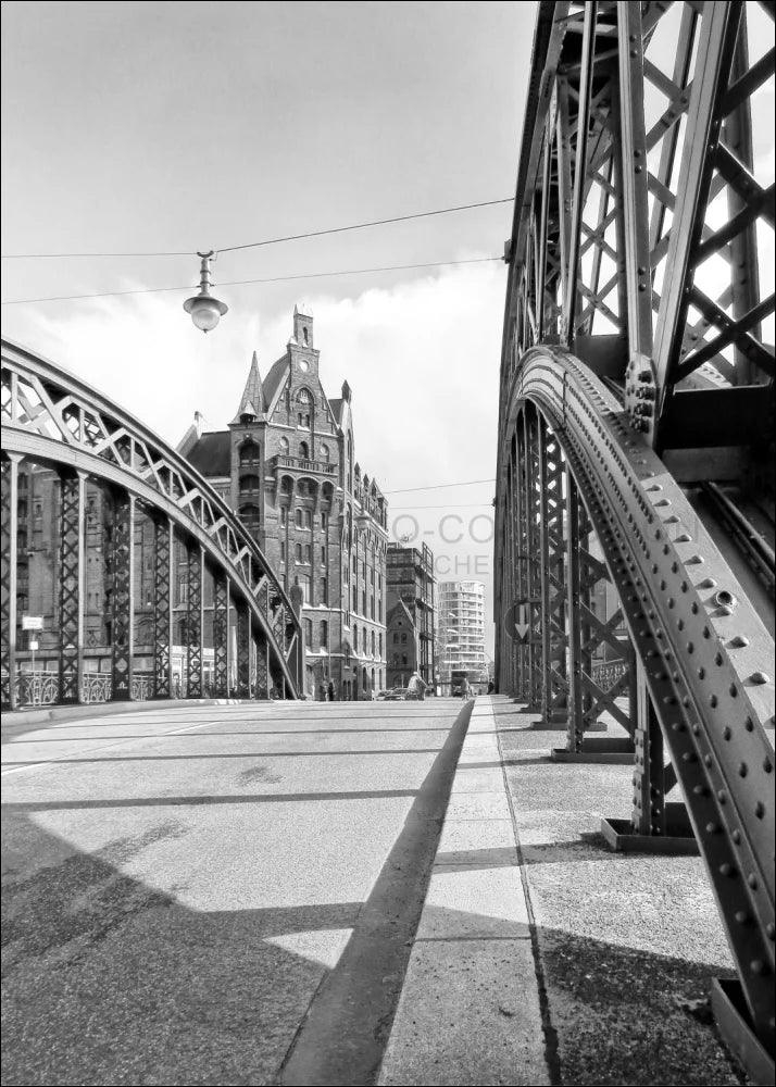 Plakat / Tryk Hamburg 'Speicherstadt' HH29