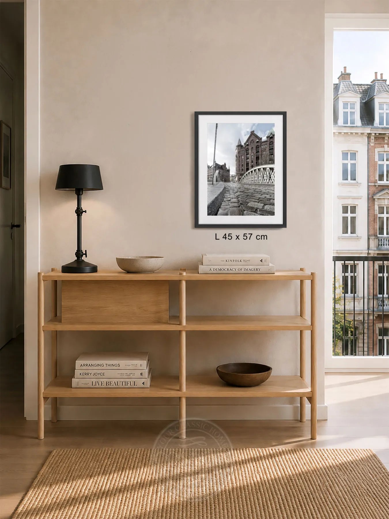 Poster with frame Hamburg 'Speicherstadt' HH31