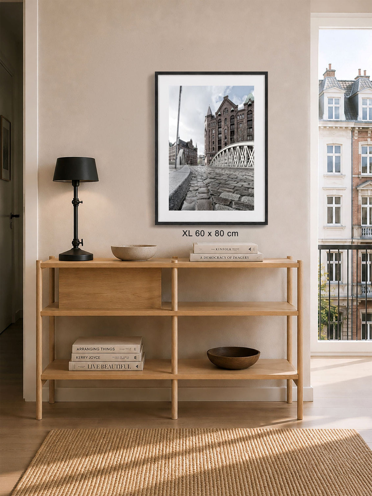 Gerahmte Fotografie Hamburg Speicherstadt | HH31
