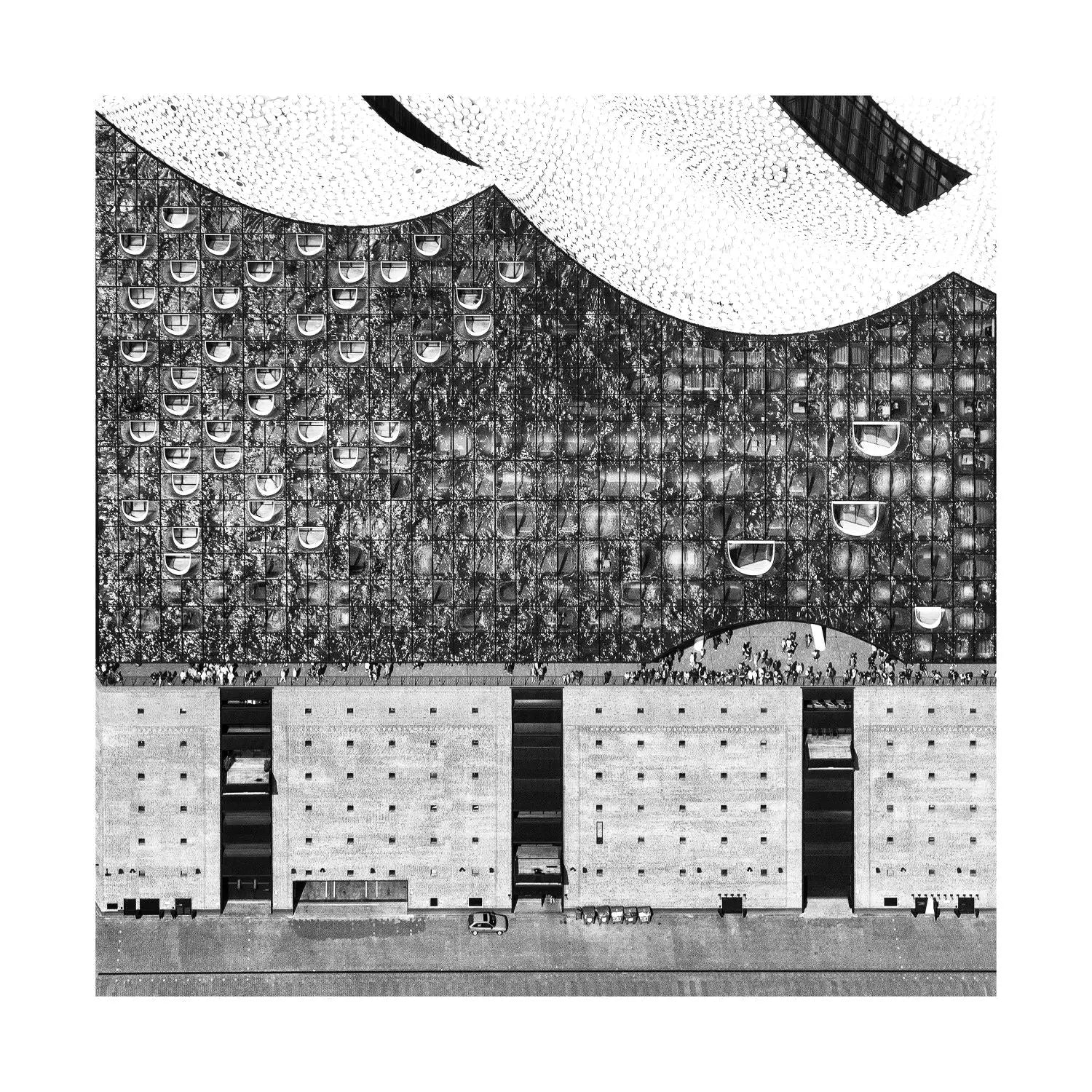 Poster / Druck Hamburg ’Elphi’ HH42 - Wandbilder