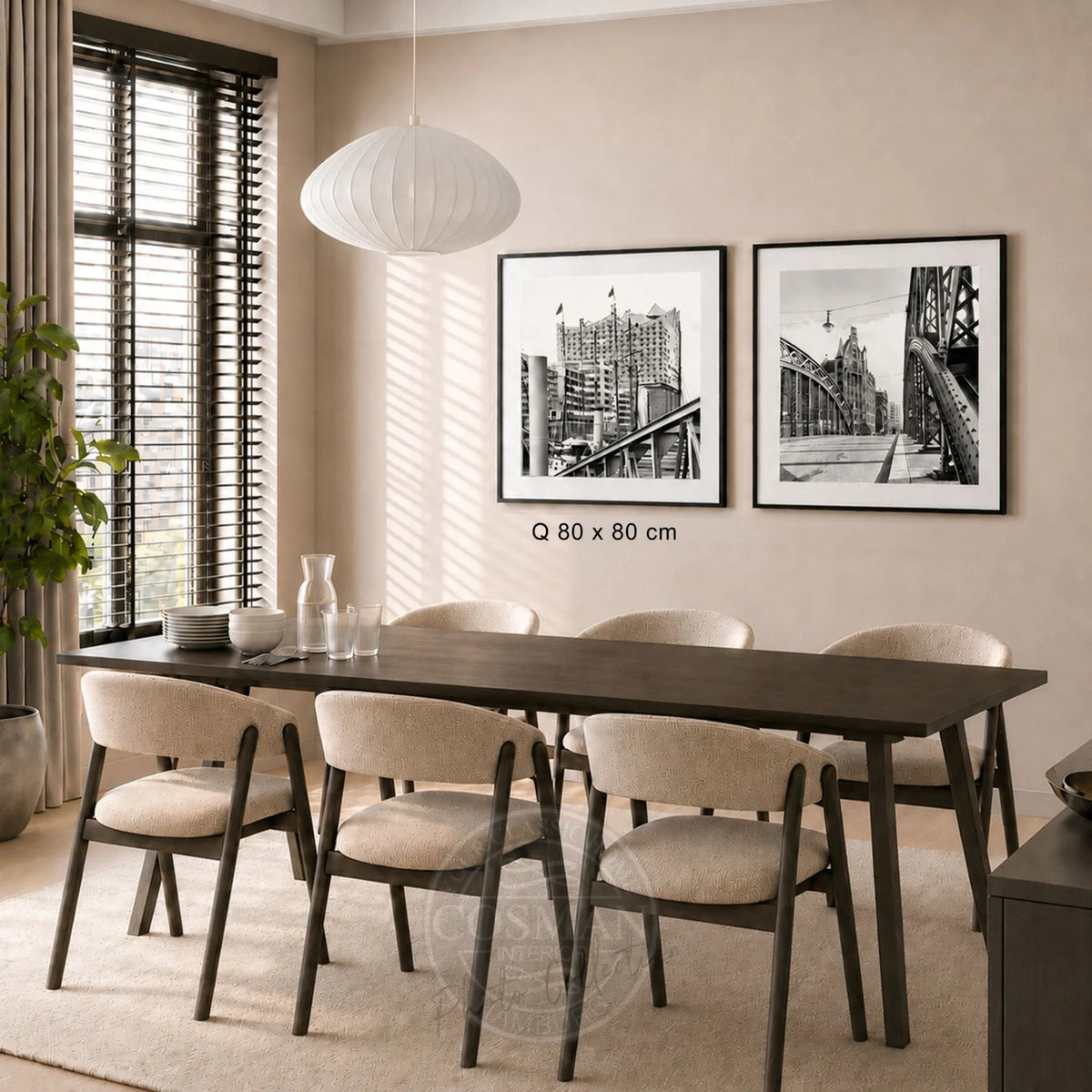 Fotografía enmarcada de Hamburgo Speicherstadt | HH29Q