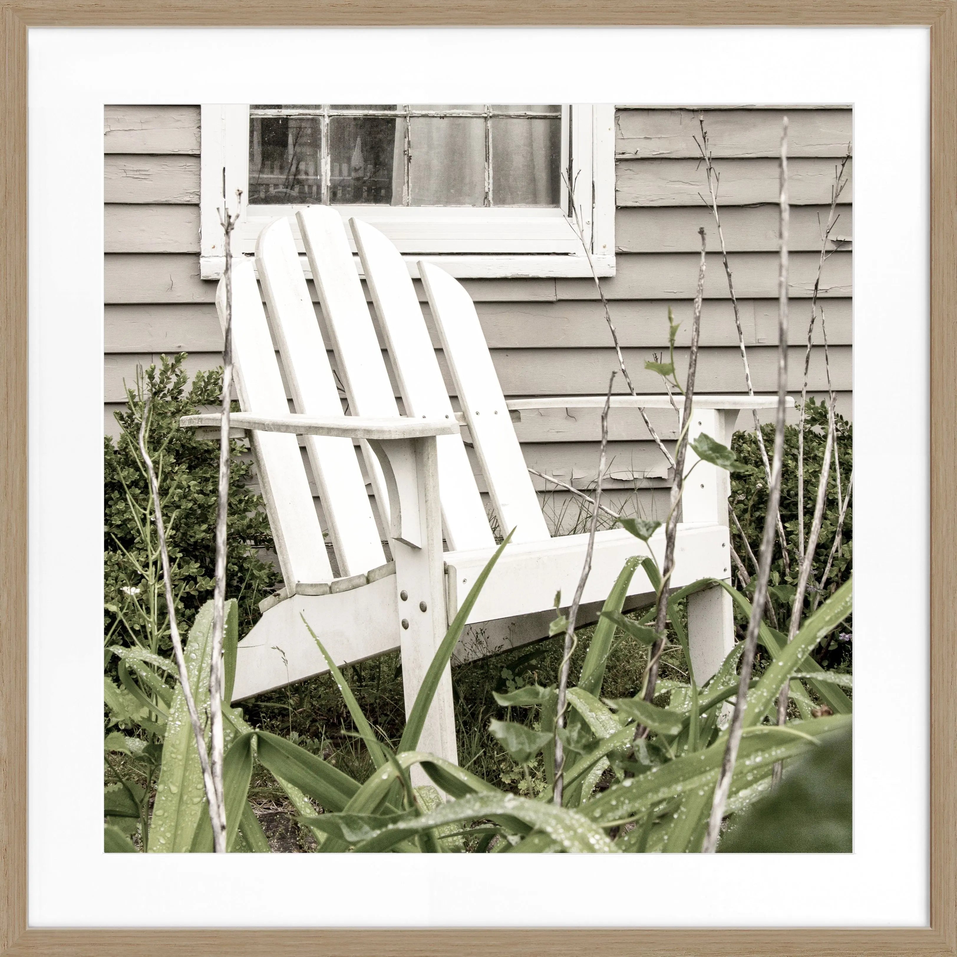 Poster mit Rahmen Hamptons Long Island ’Deckchair’ HM14Q