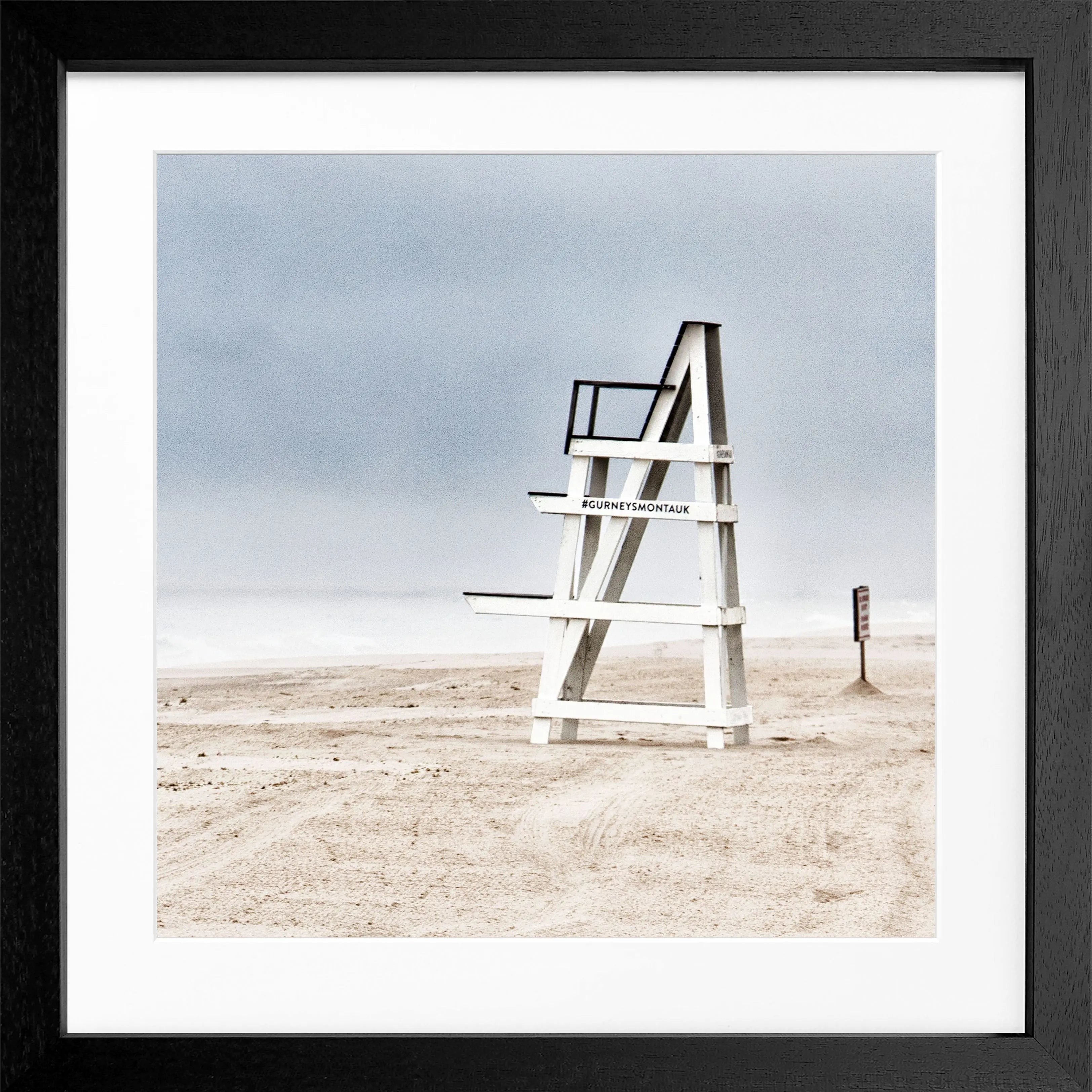 Poster mit Rahmen Hamptons Long Island ’Beach’ HM27Q