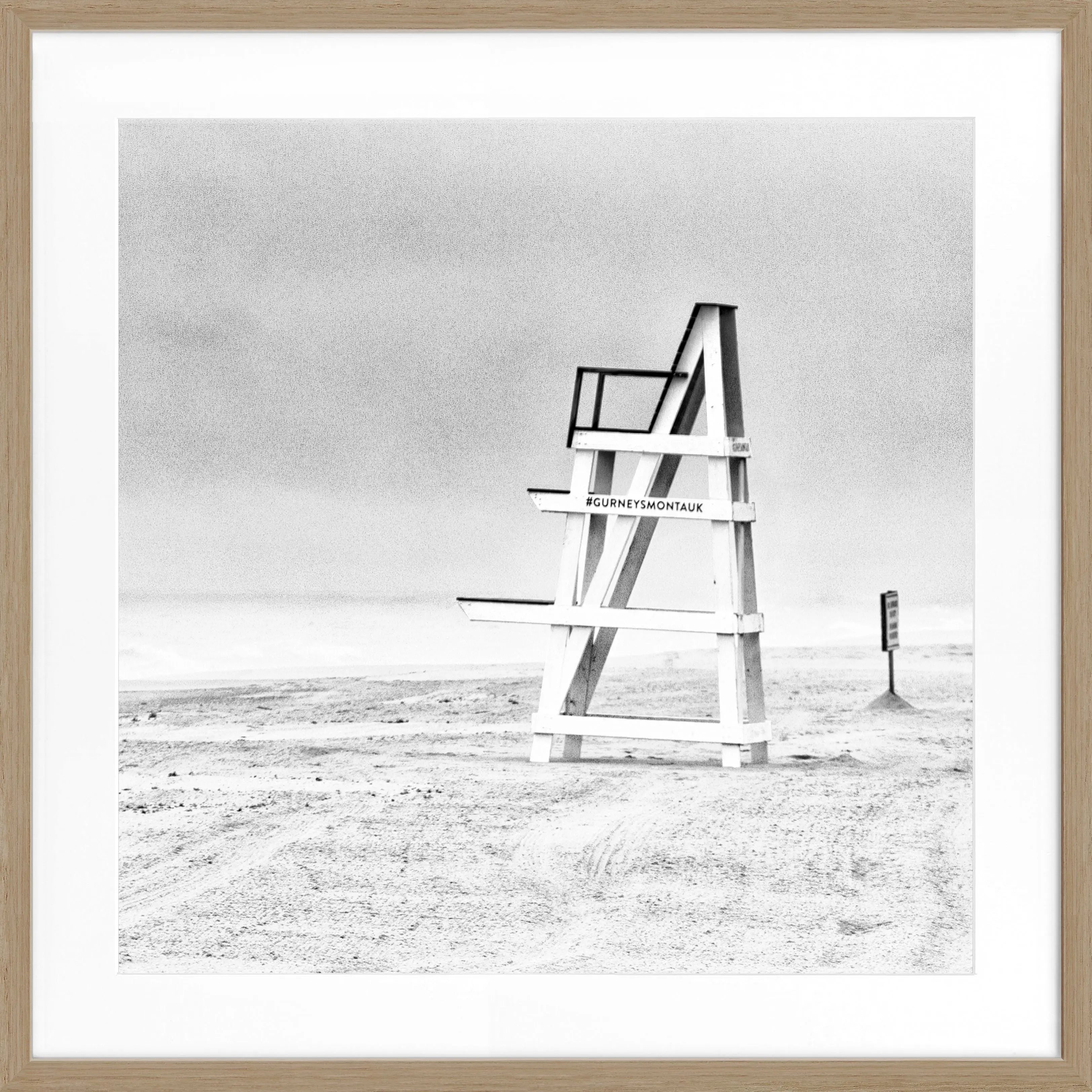 Poster mit Rahmen Hamptons Long Island ’Beach’ HM27Q