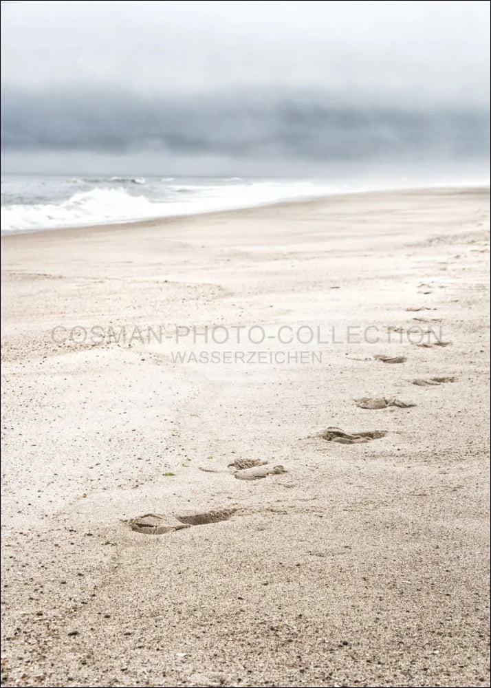 Plakat / Druck Hamptons Long Island 'Strand' HM16
