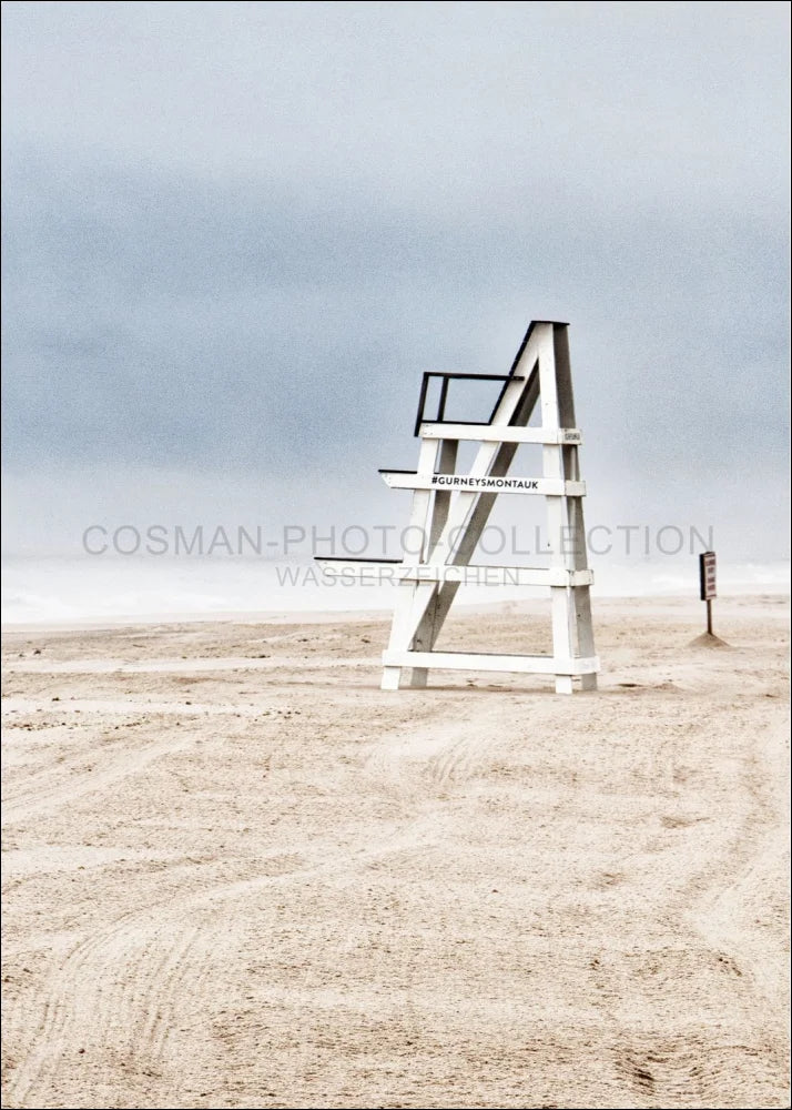 Plakat / Druck Hamptons Long Island 'Strand' HM27