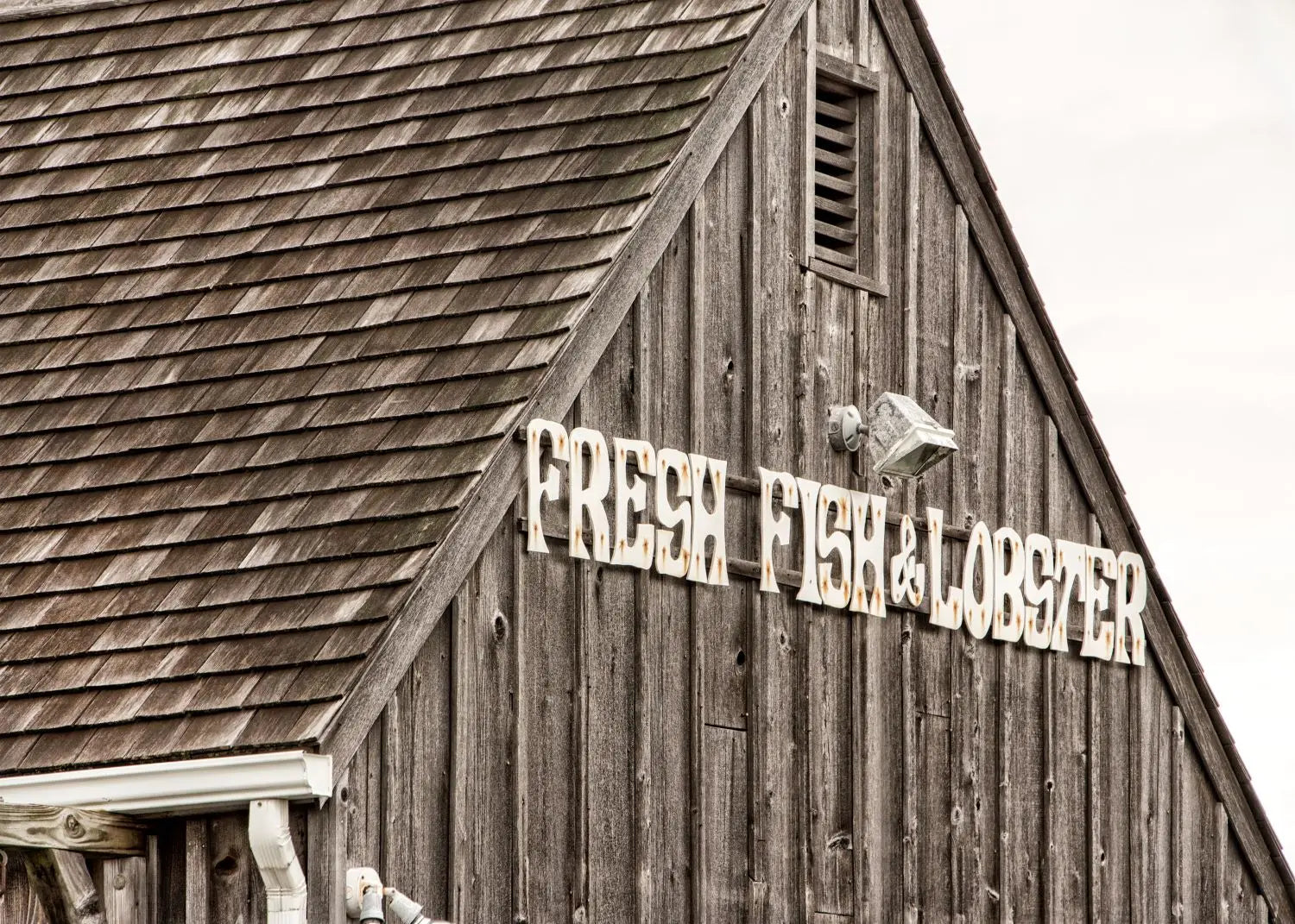 Poster / Druck Hamptons Long Island ’ Fresh Fish’ HM33
