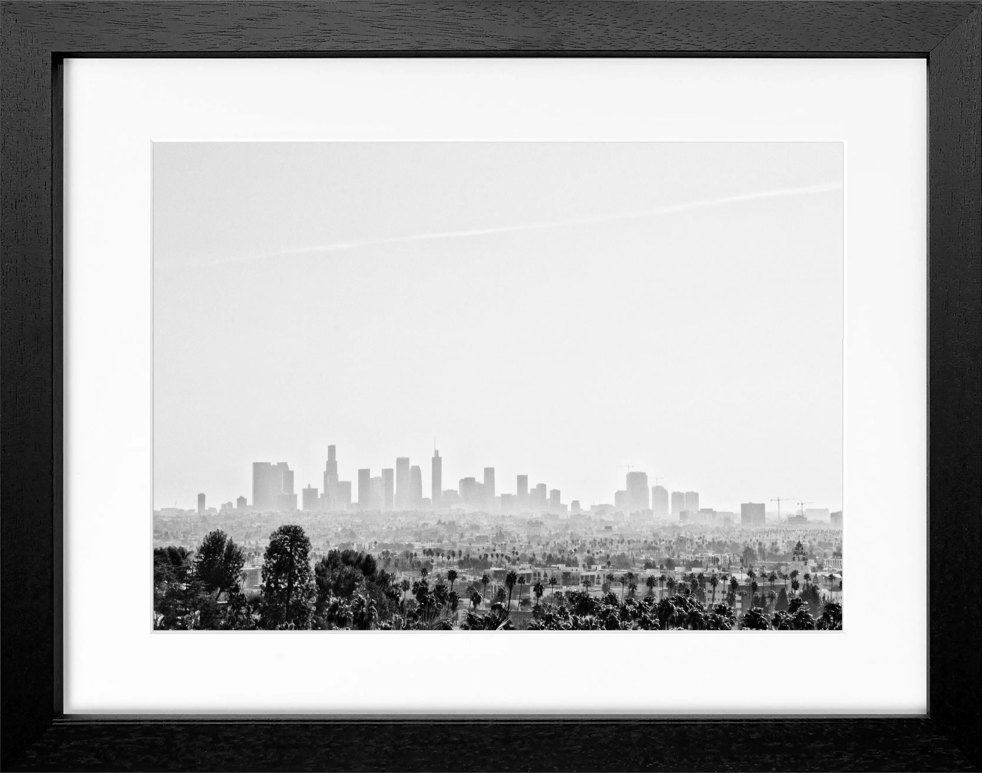 Poster mit Rahmen Kalifornien Los Angeles ’Skyline’ HW10