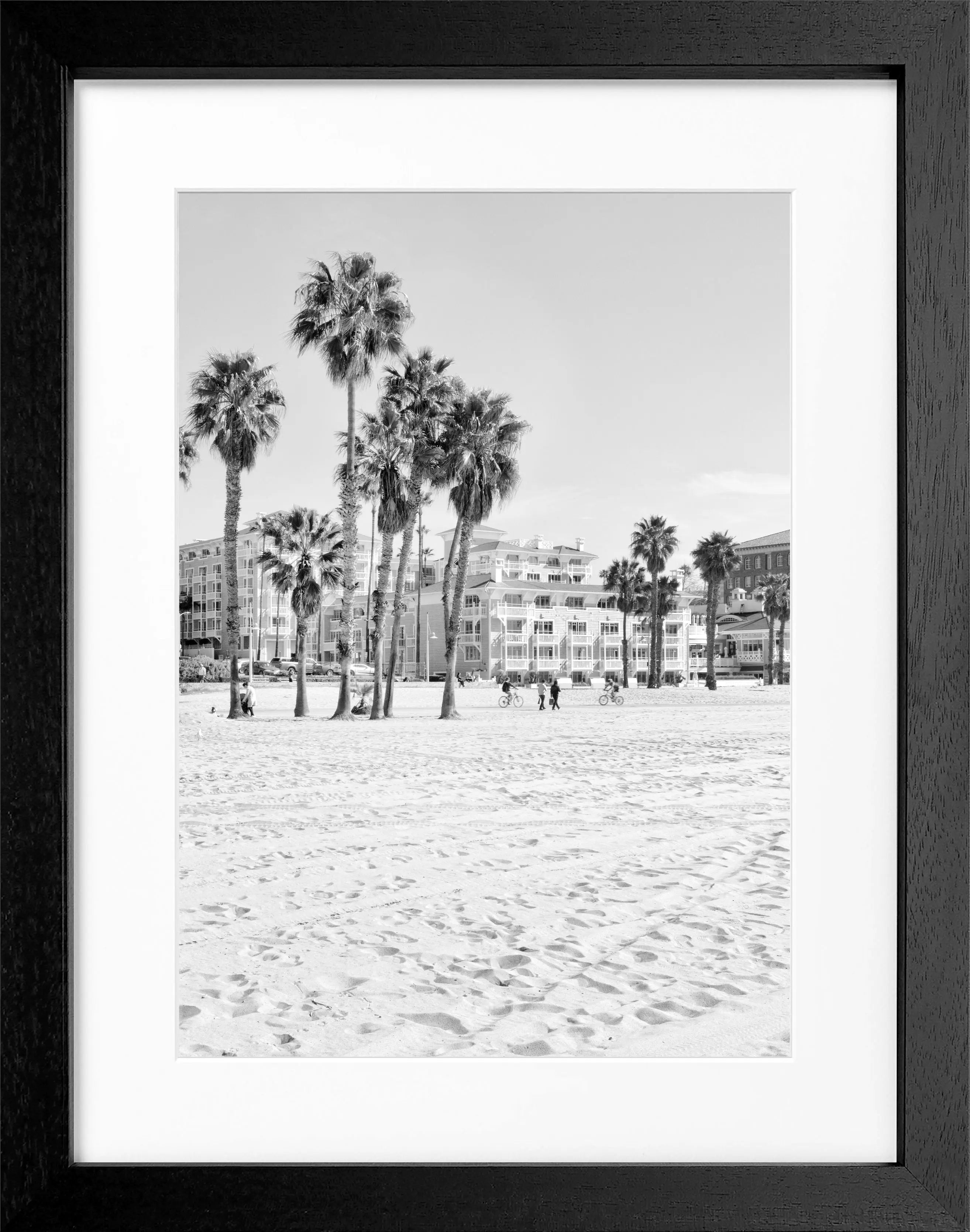 Poster mit Rahmen Kalifornien Santa Monica ’Beach’ K111