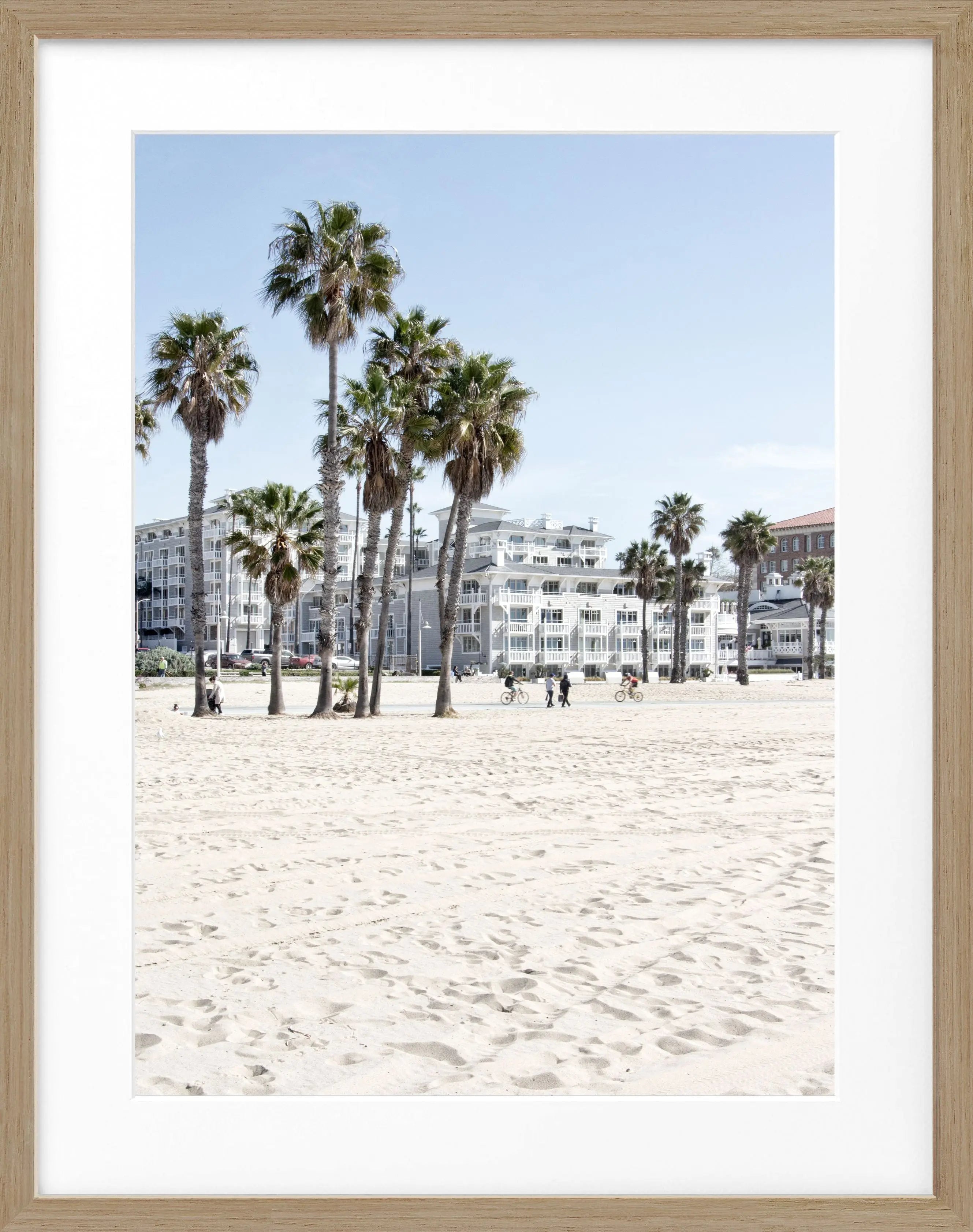 Poster mit Rahmen Kalifornien Santa Monica ’Beach’ K111
