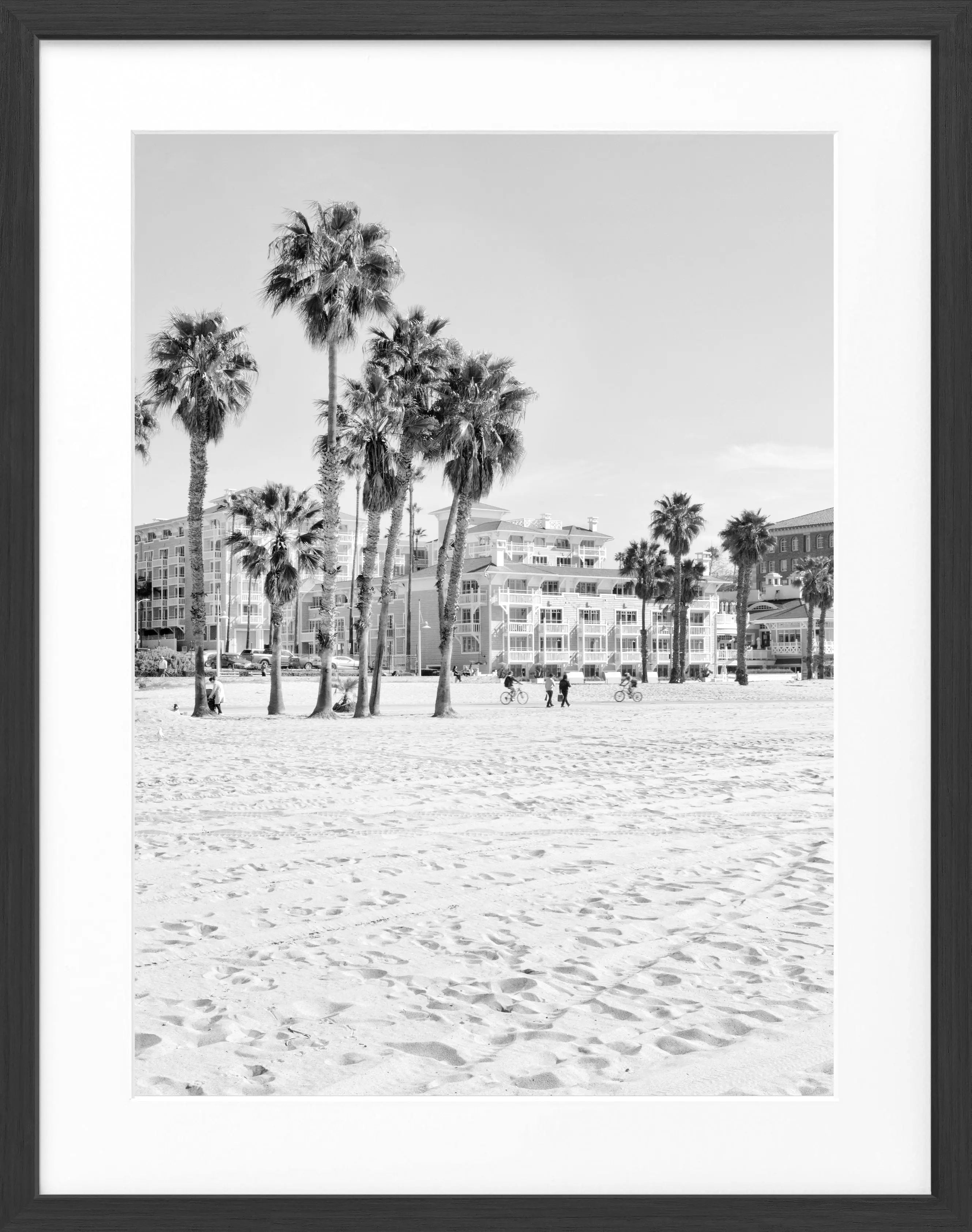Poster mit Rahmen Kalifornien Santa Monica ’Beach’ K111