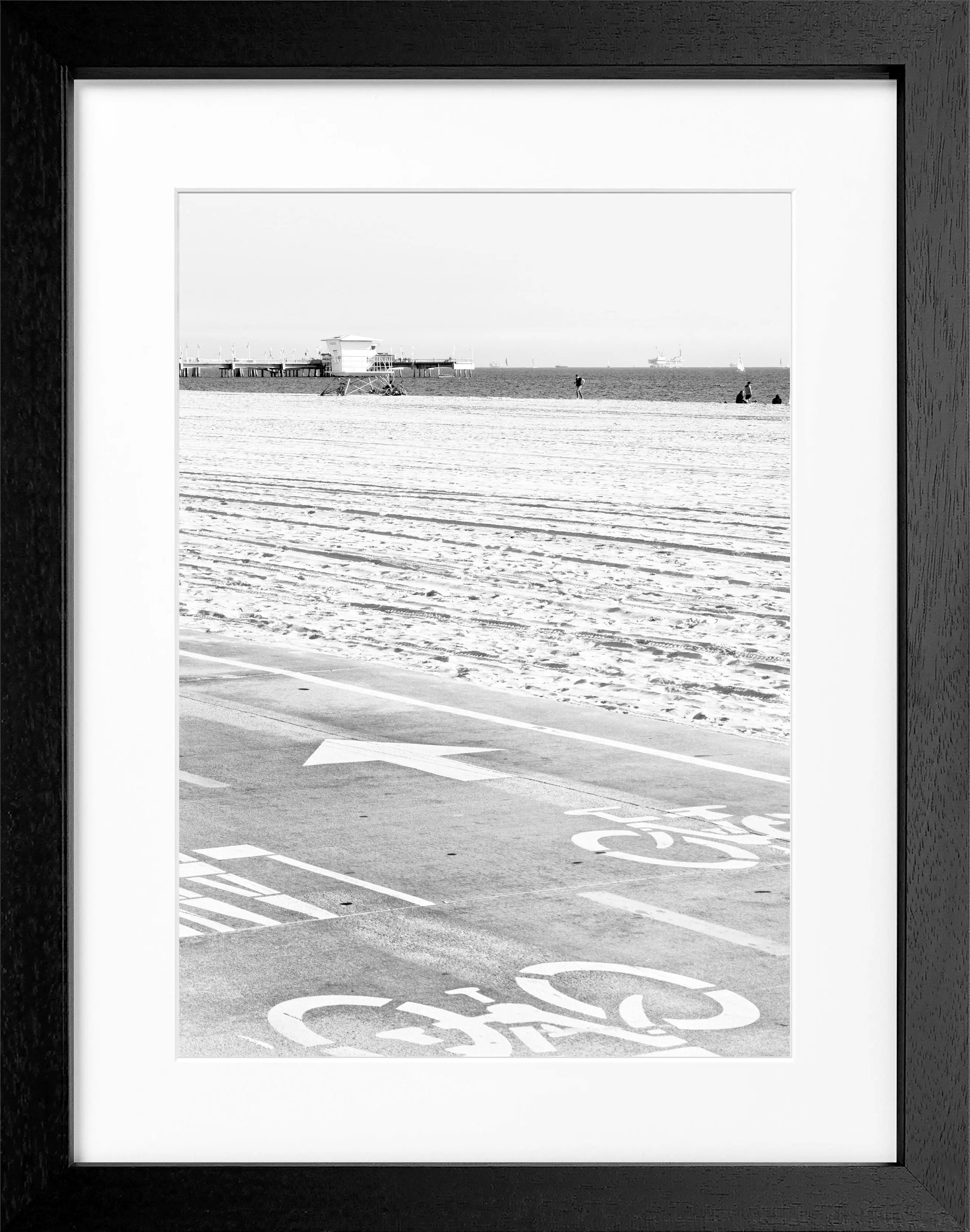 Poster mit Rahmen Kalifornien ’Huntington Beach’ K139
