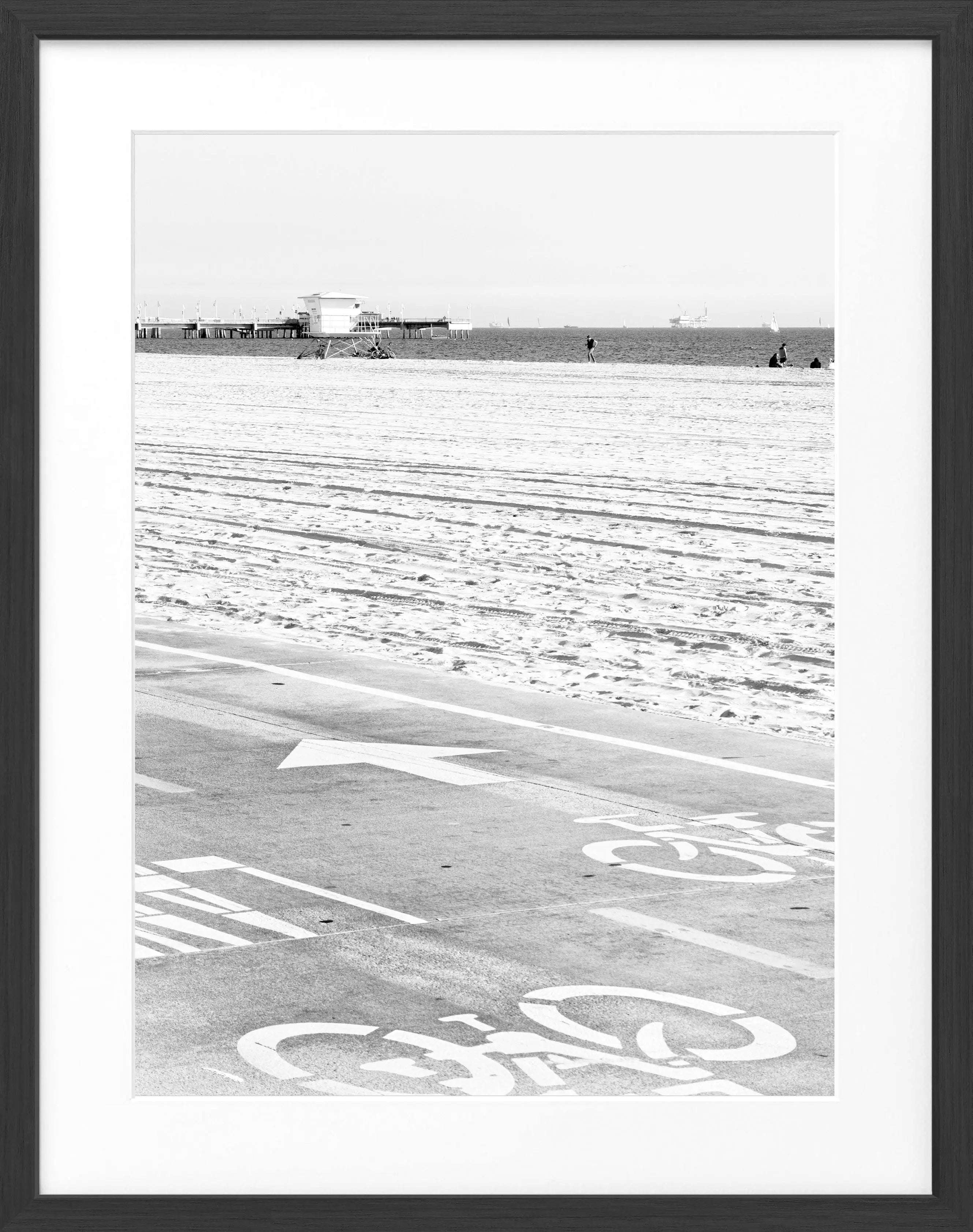 Poster mit Rahmen Kalifornien ’Huntington Beach’ K139