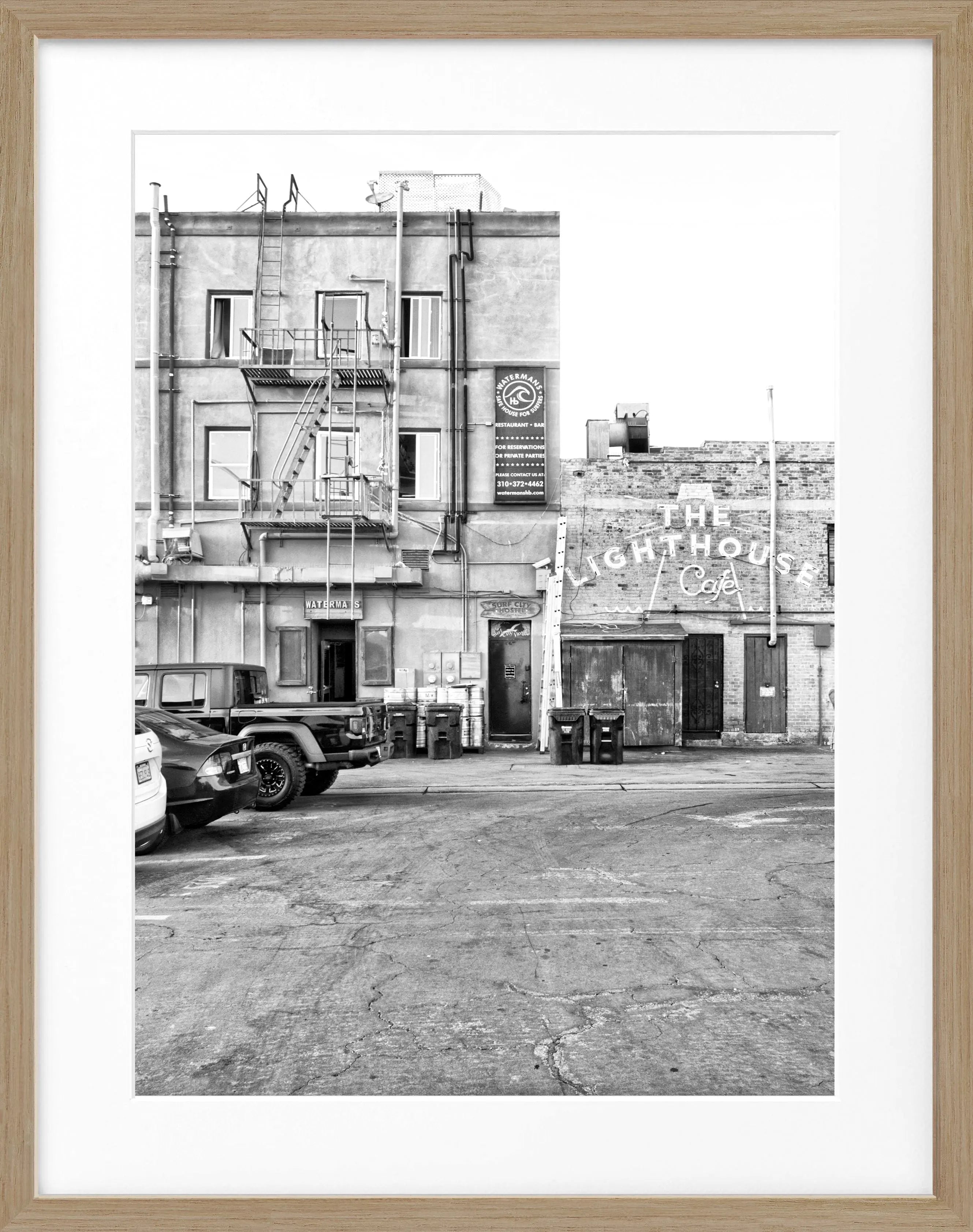 Poster mit Rahmen Kalifornien ’Hermosa Beach’ K159