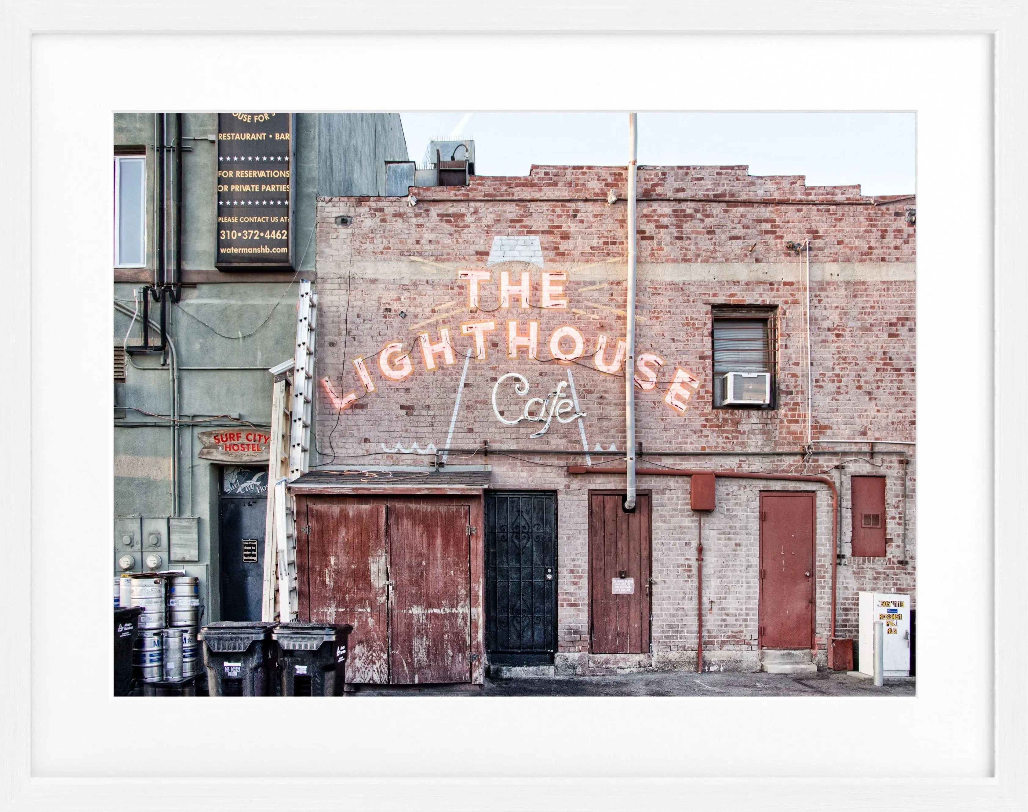 Poster mit Rahmen Kalifornien ’Hermosa Beach’ K160