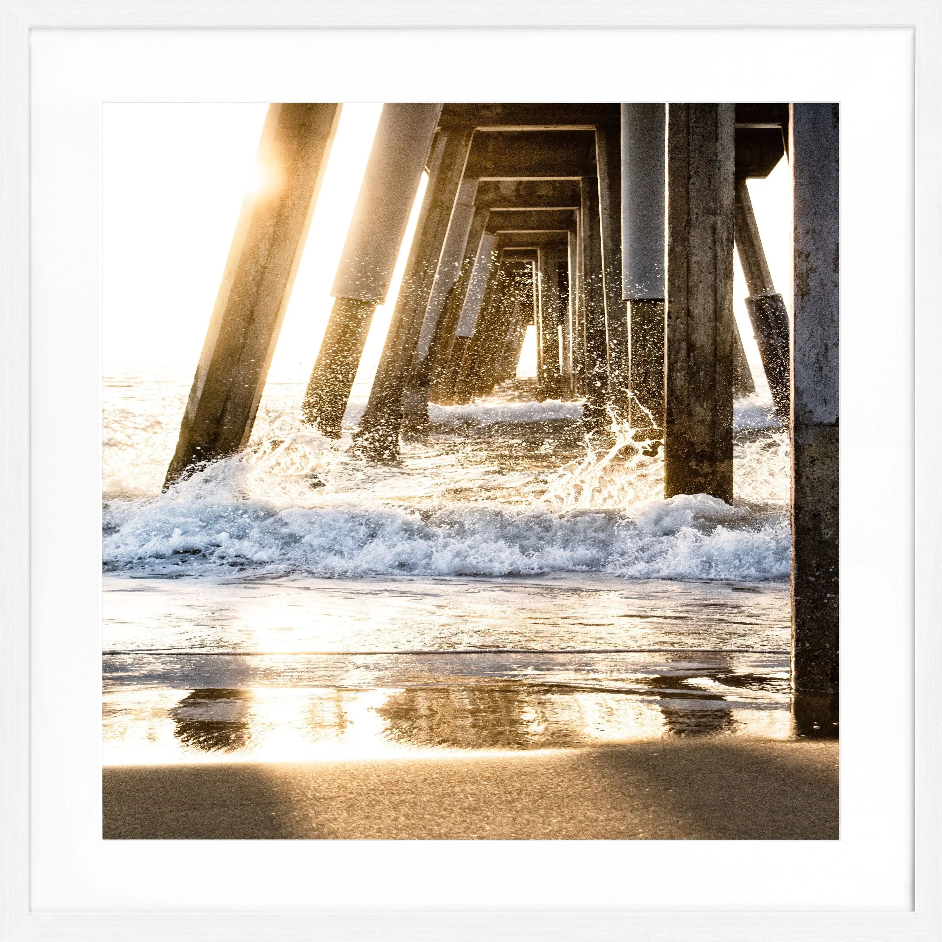 Poster mit Rahmen Kalifornien ’Pier’ K167Q - Wandbilder