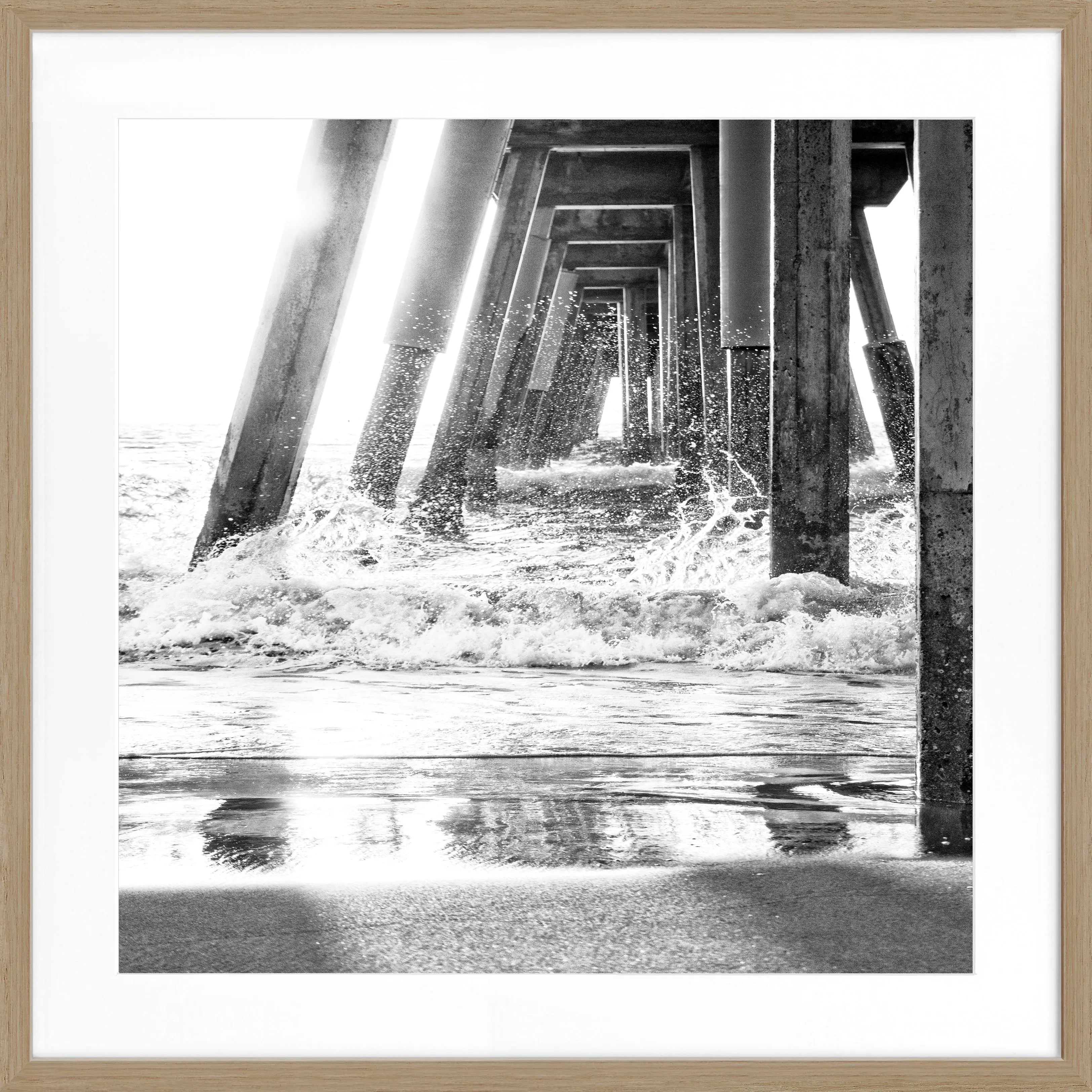 Poster mit Rahmen Kalifornien ’Pier’ K167Q - Wandbilder