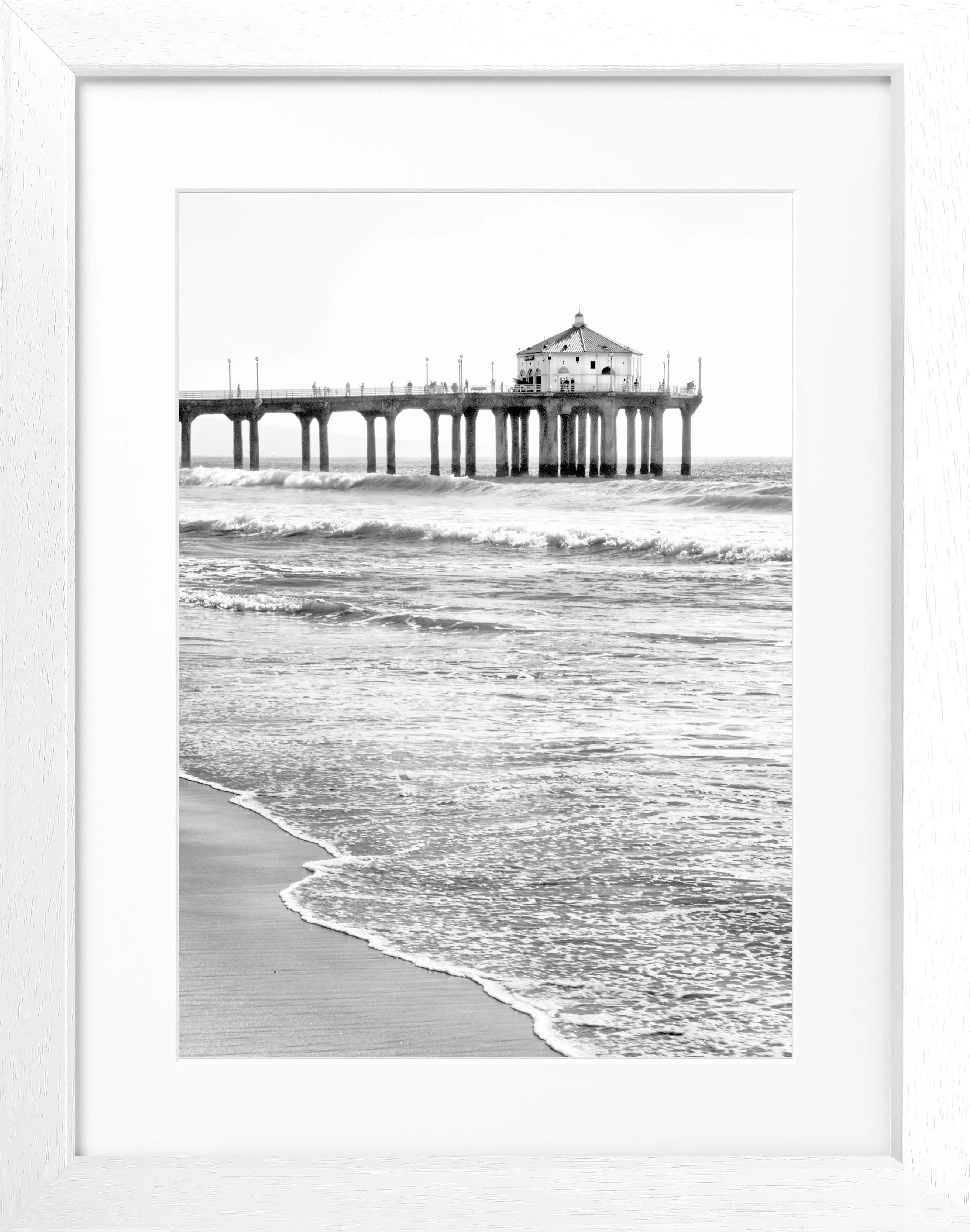 Poster mit Rahmen Kalifornien Manhattan Beach ’Pier’ K190