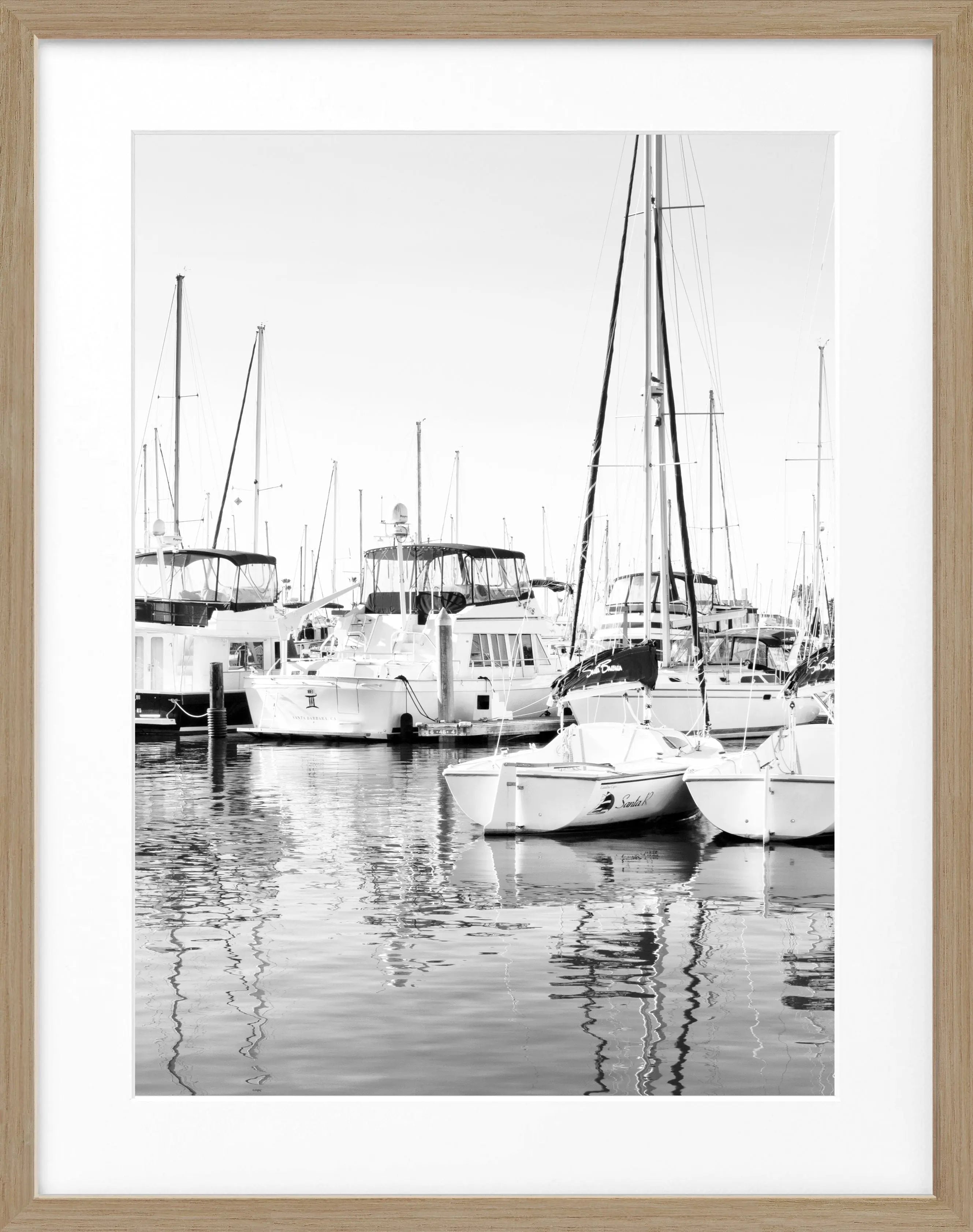 Poster mit Rahmen Kalifornien ’Boat’ K30 - Wandbilder