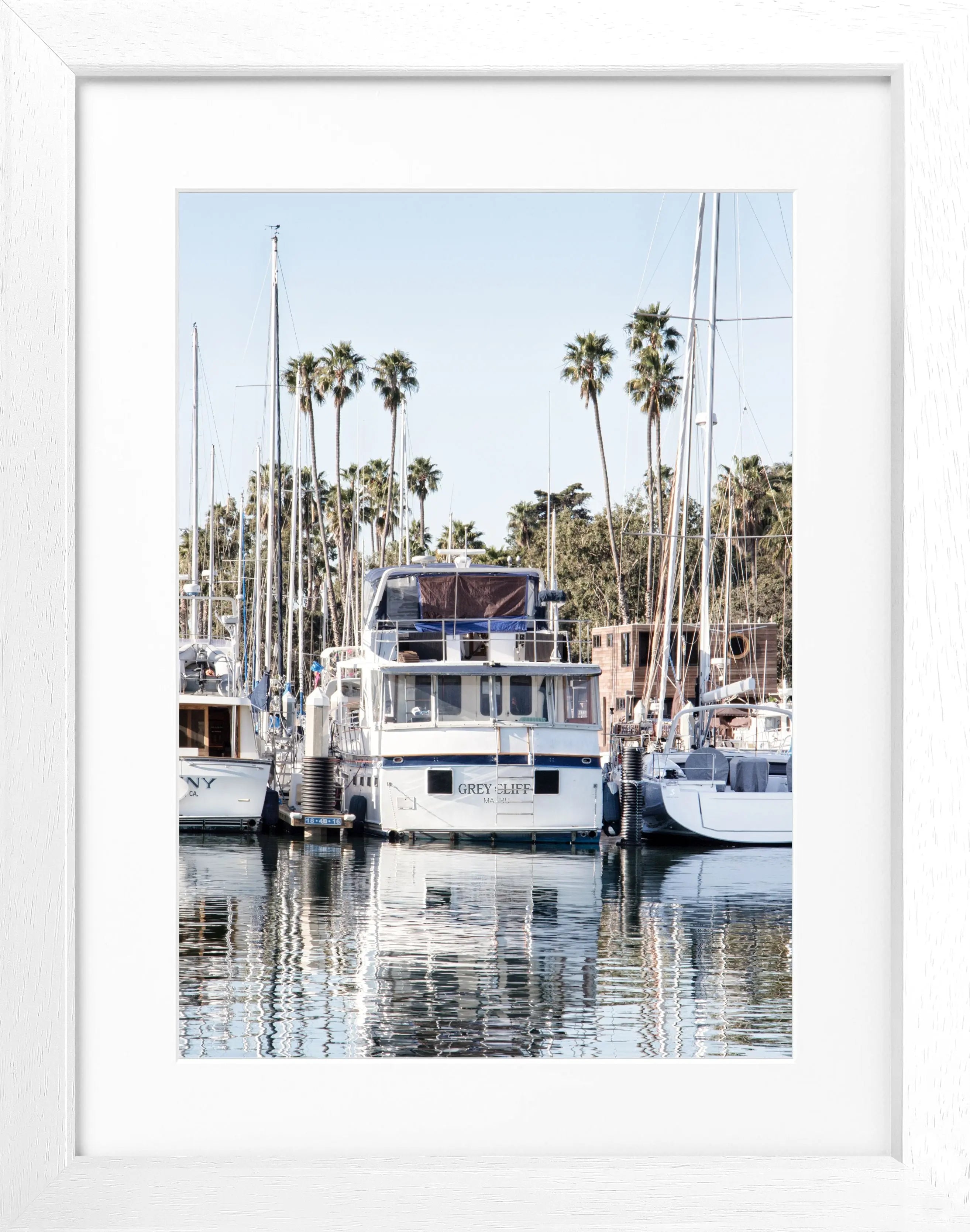 Poster mit Rahmen Kalifornien ’Boat’ K33 - Wandbilder