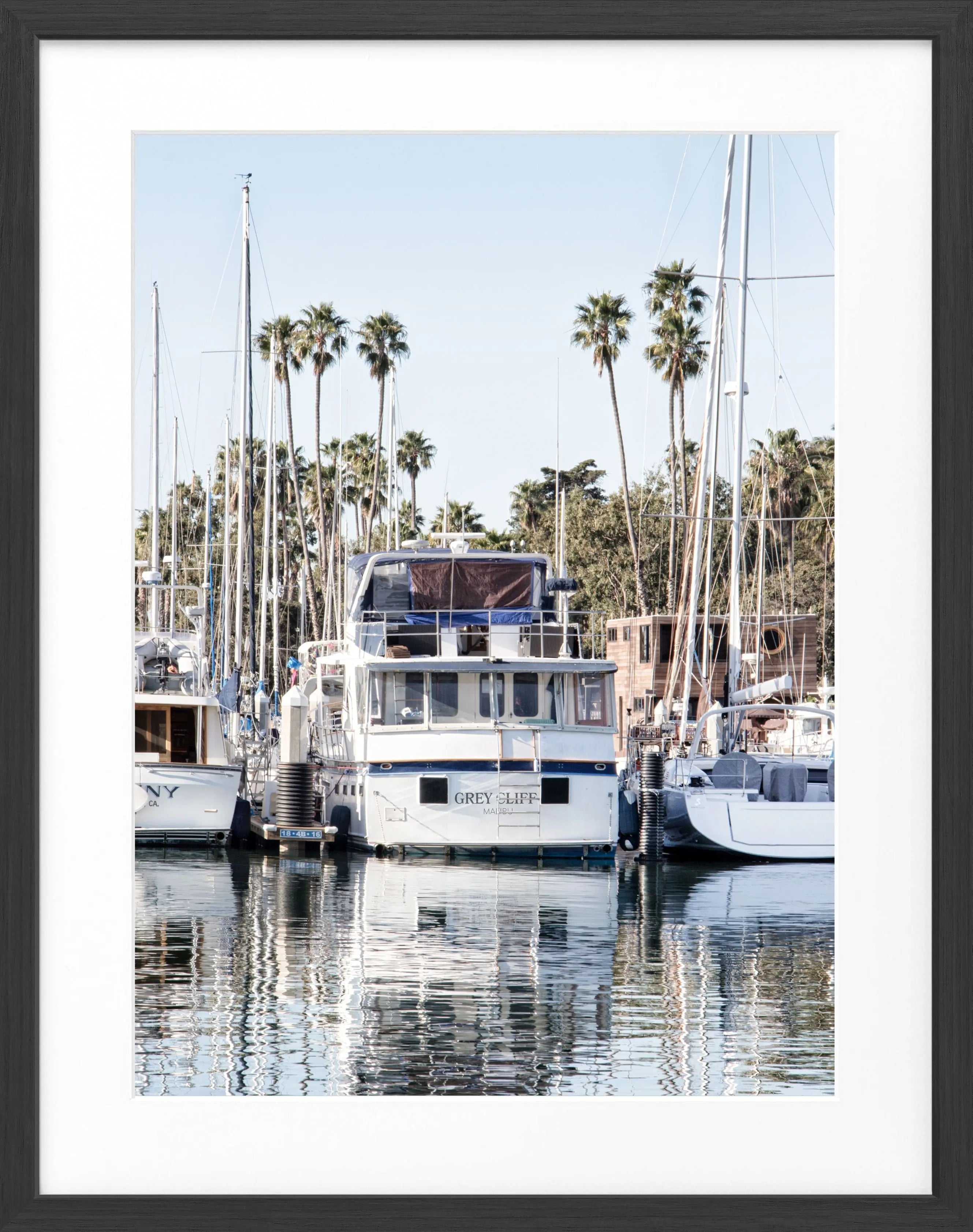 Poster mit Rahmen Kalifornien ’Boat’ K33 - Wandbilder