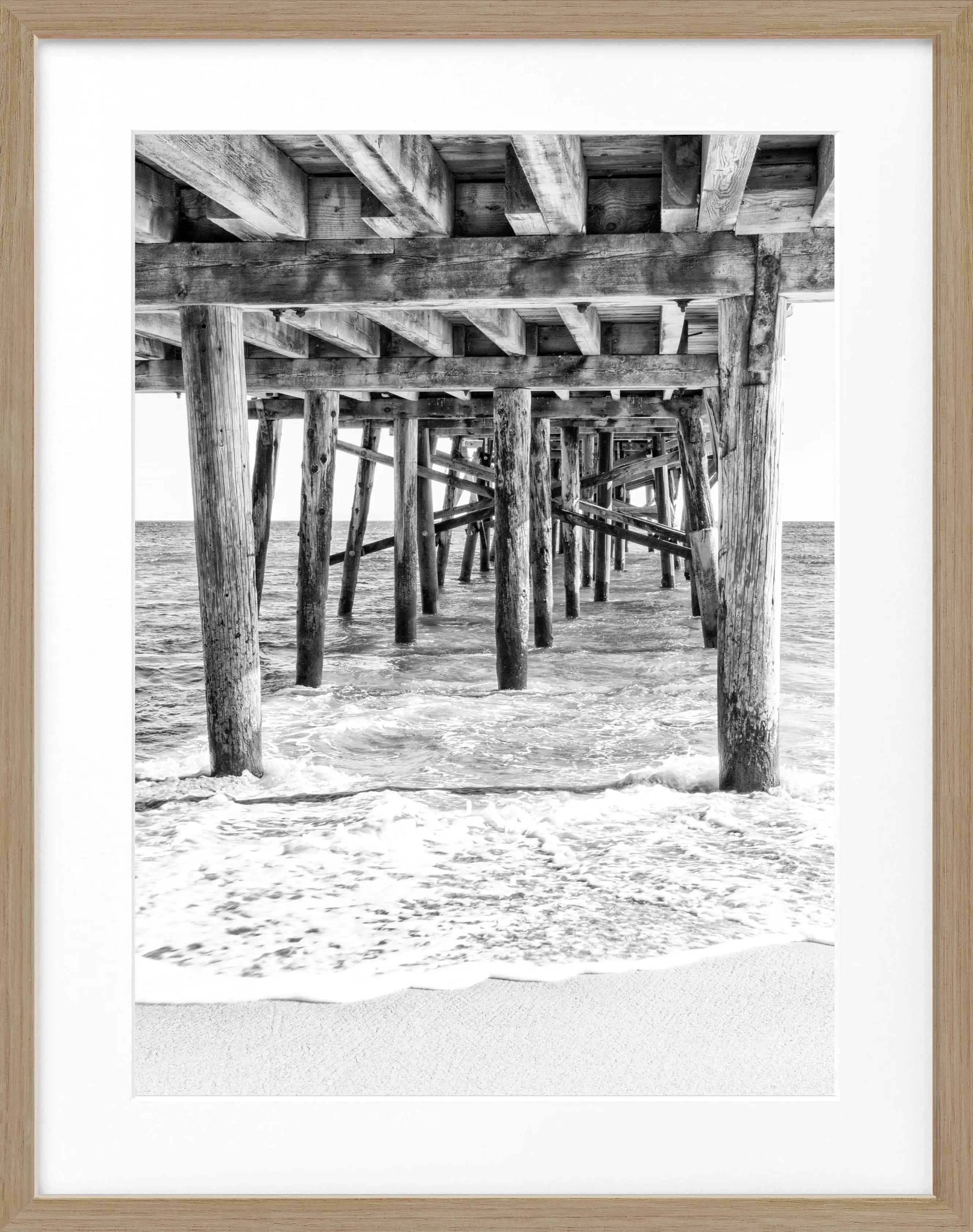 Poster mit Rahmen Kalifornien Malibu ’Pier’ K66 - Wandbilder