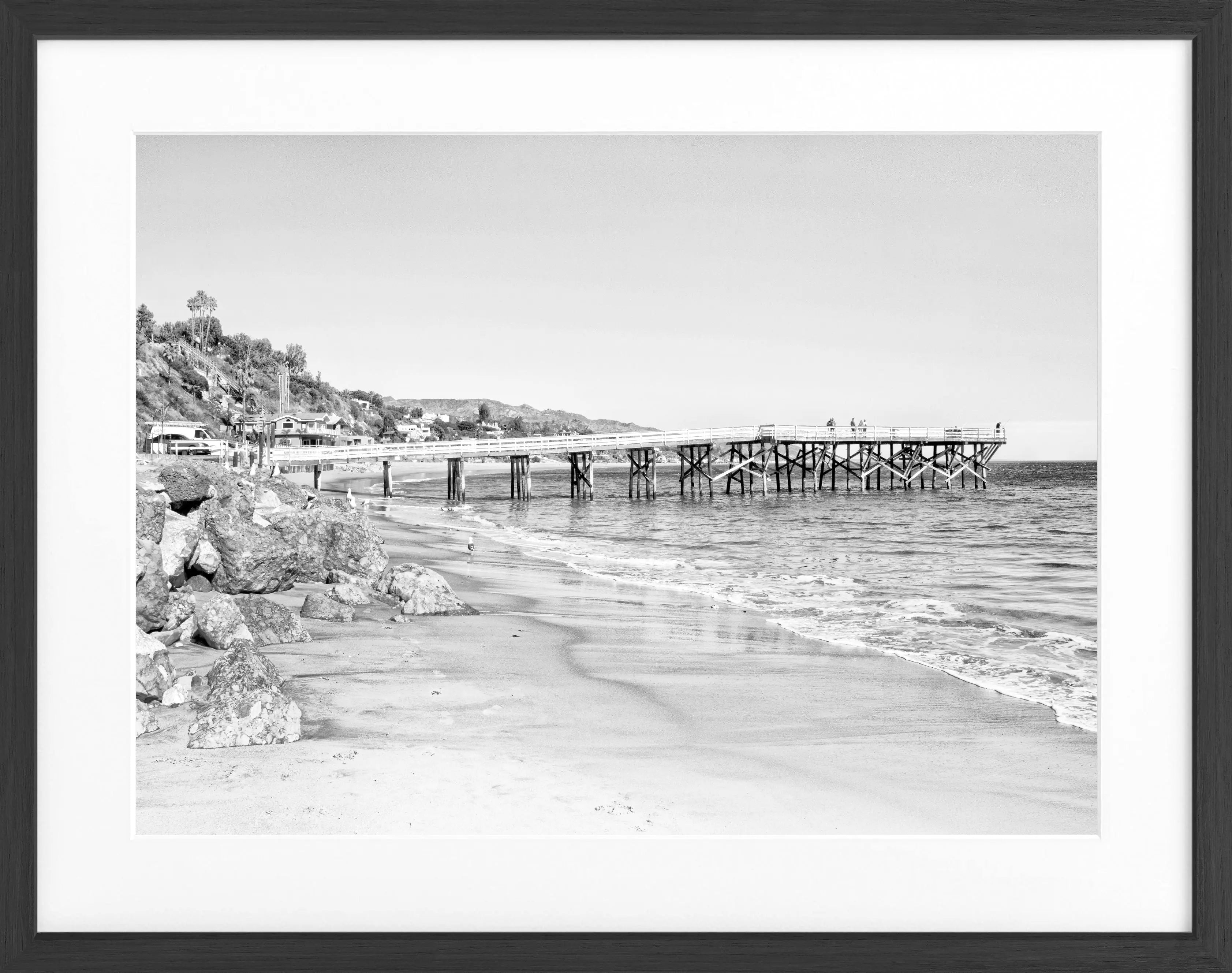 Poster mit Rahmen Kalifornien Malibu ’Pier’ K71 - Wandbilder