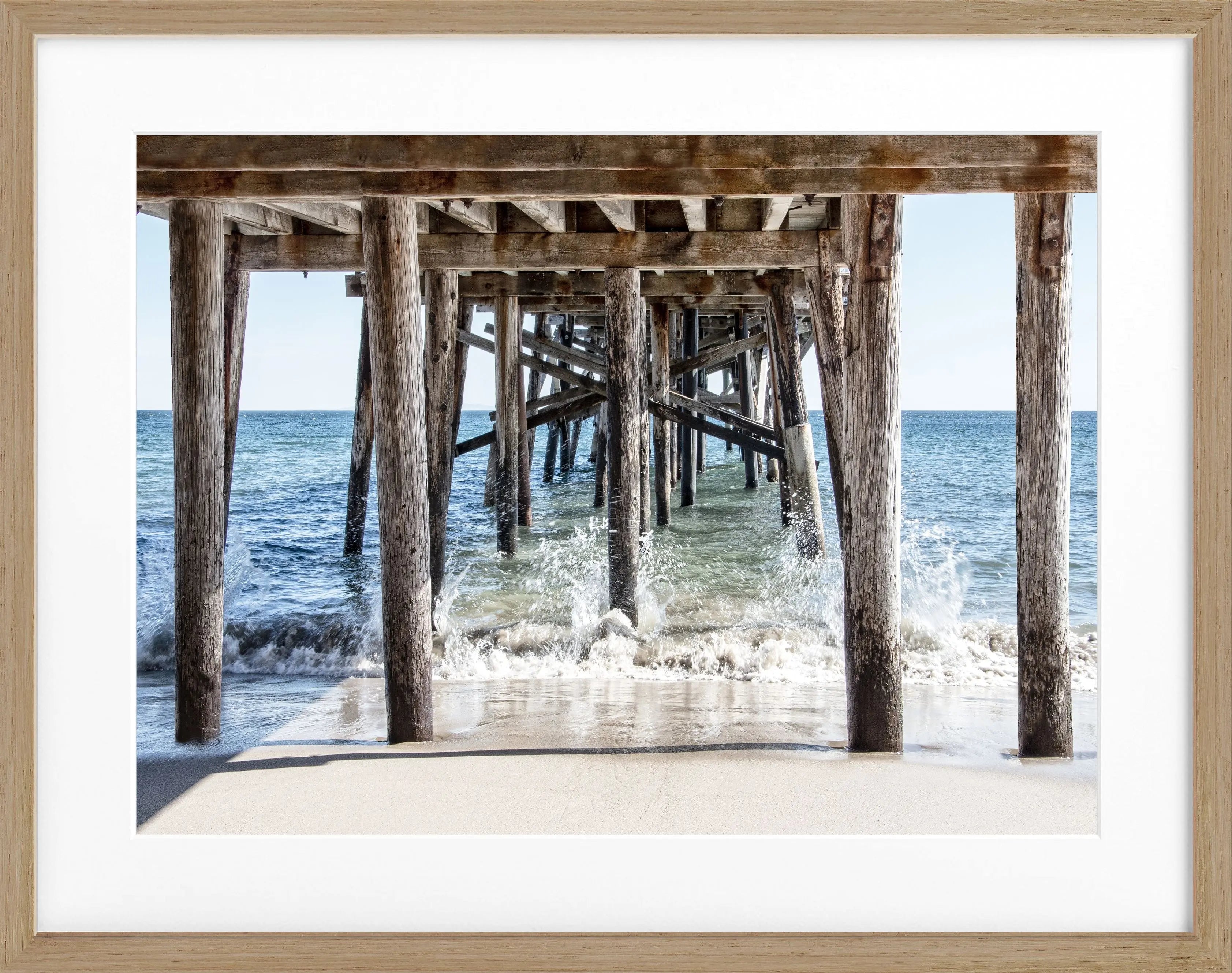 Poster mit Rahmen Kalifornien ’Pier’ K85B - Wandbilder