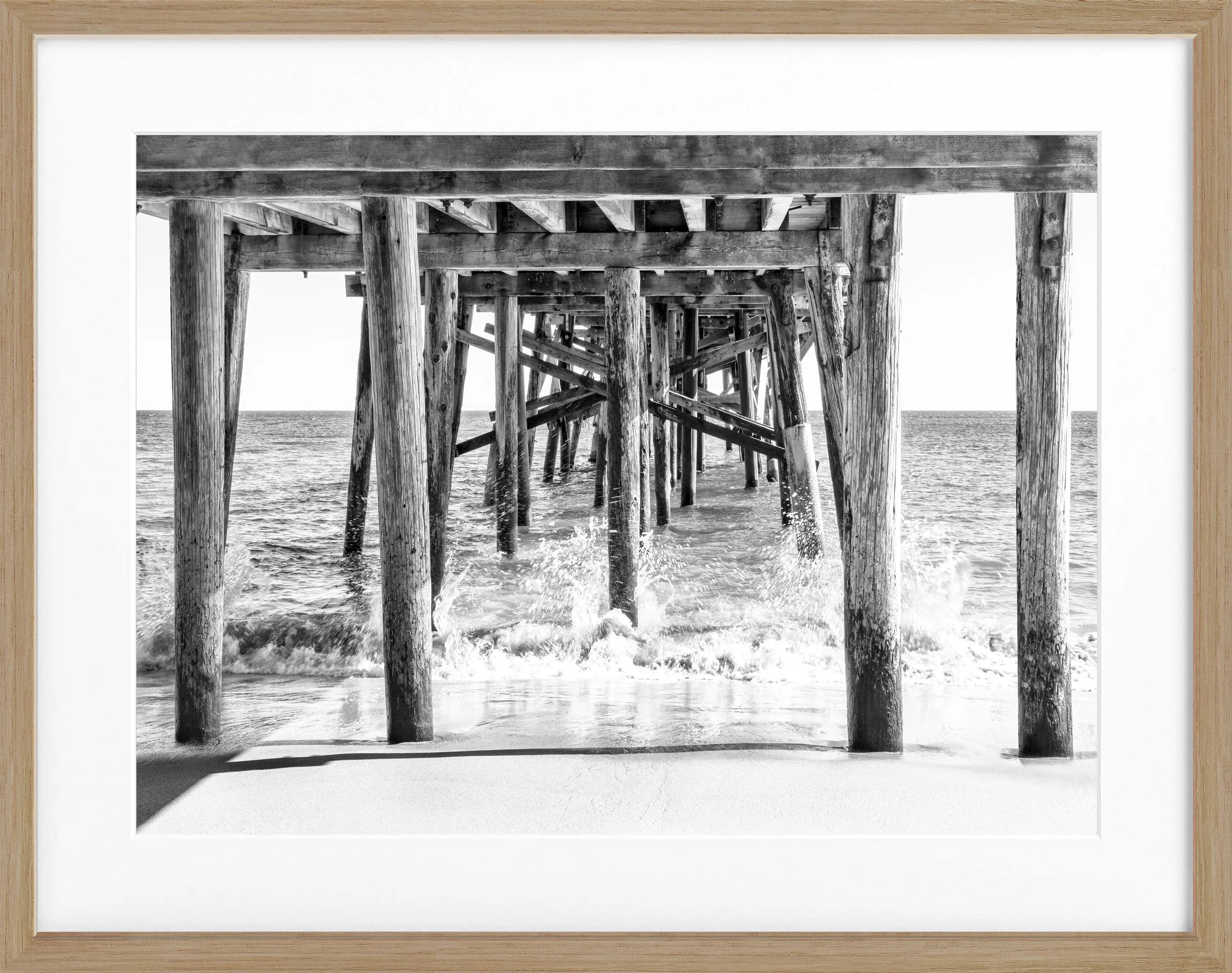 Poster mit Rahmen Kalifornien ’Pier’ K85B - Wandbilder