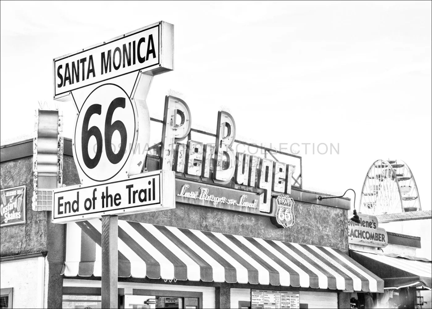 Póster/Impresión California Santa Mónica 'Muelle' K104