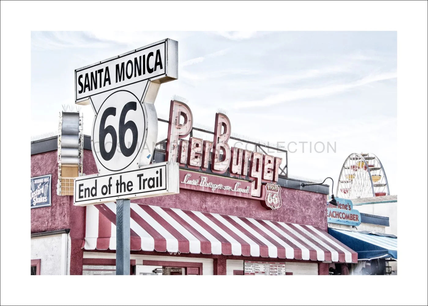 Póster/Impresión California Santa Mónica 'Muelle' K104