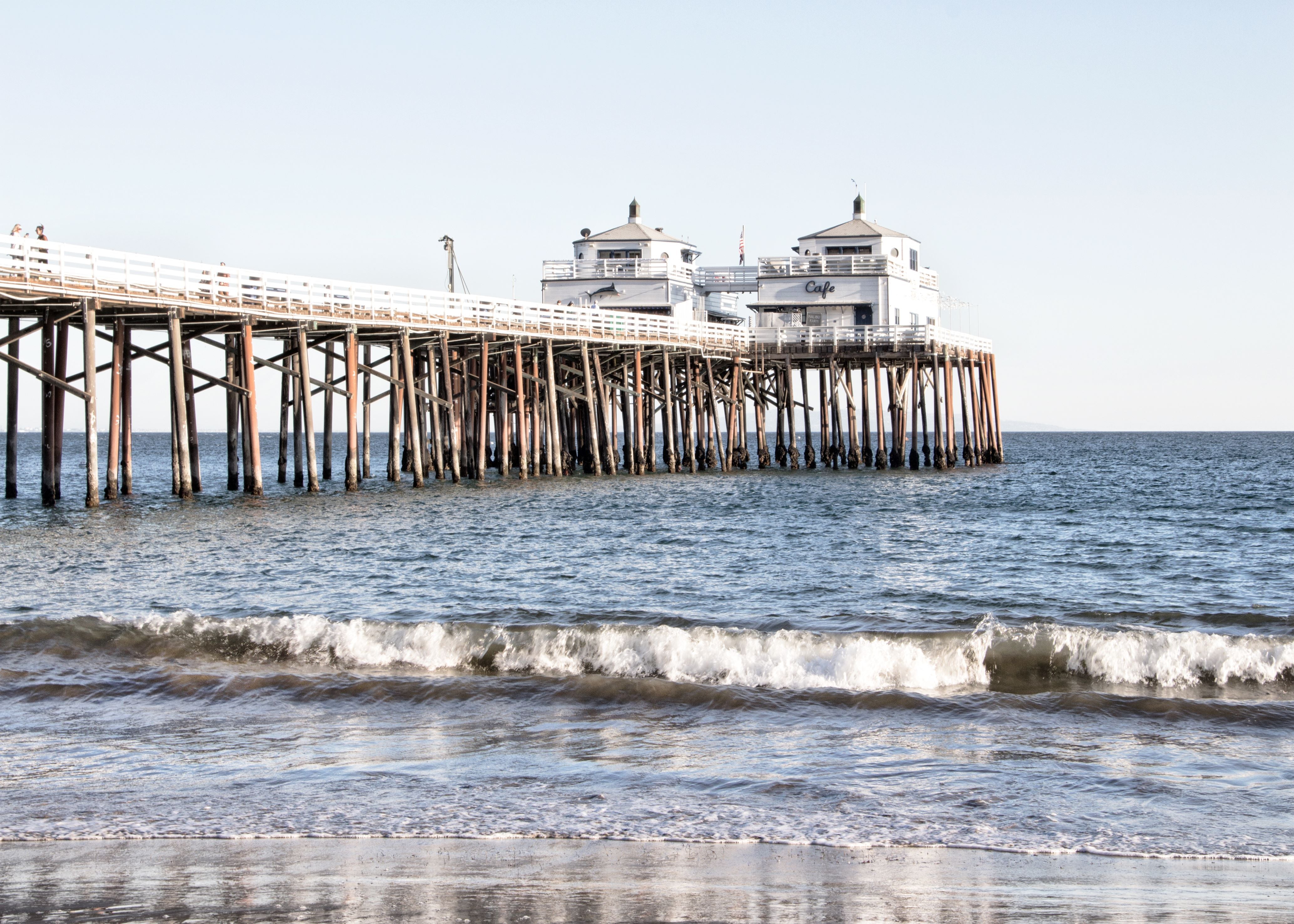Poster / Print California Malibu Beach "Pier" K88