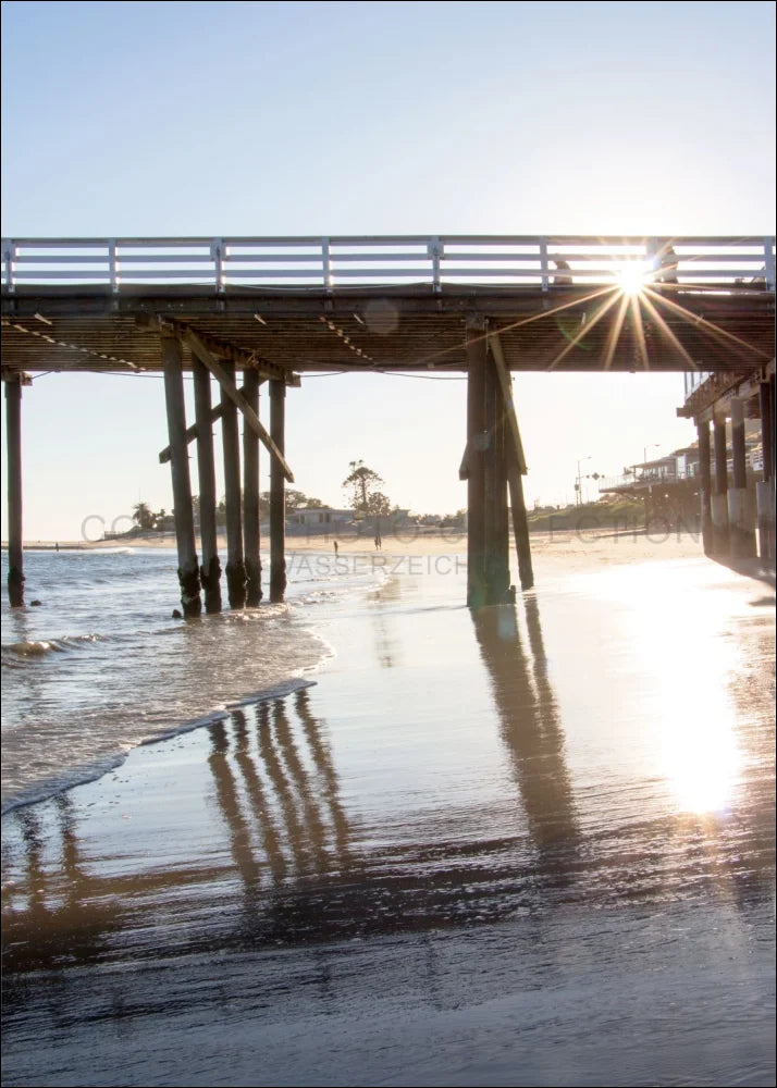 Poster / Print California Malibu 'Pier' K92