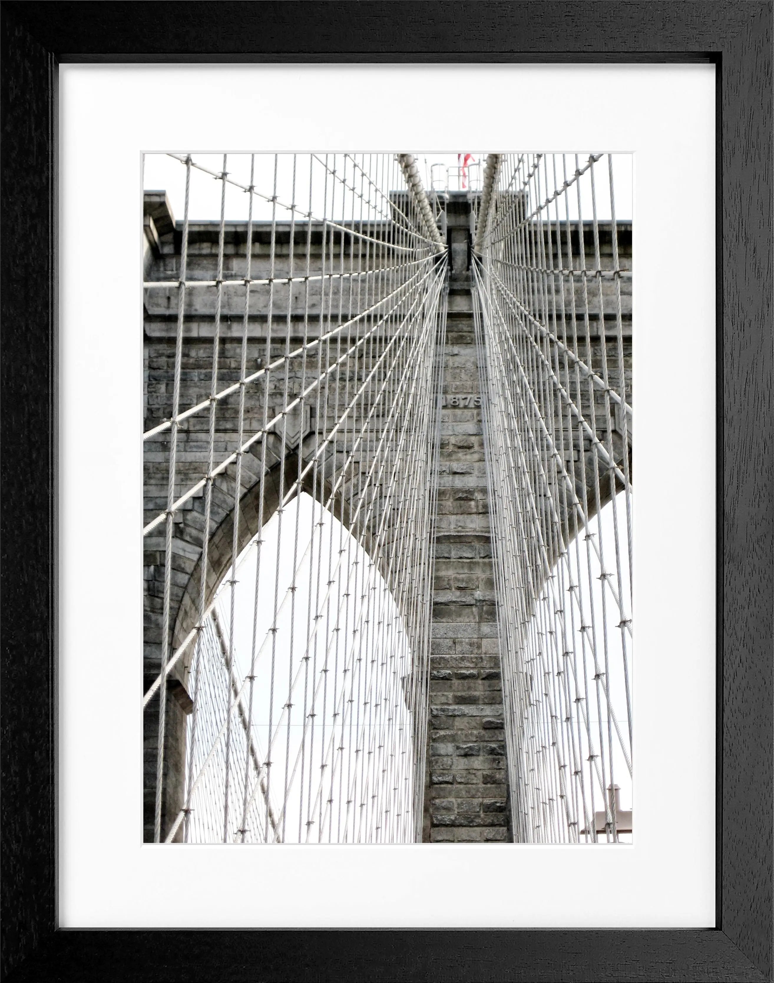 Poster mit Rahmen New York ’Brooklyn Bridge’ NY105