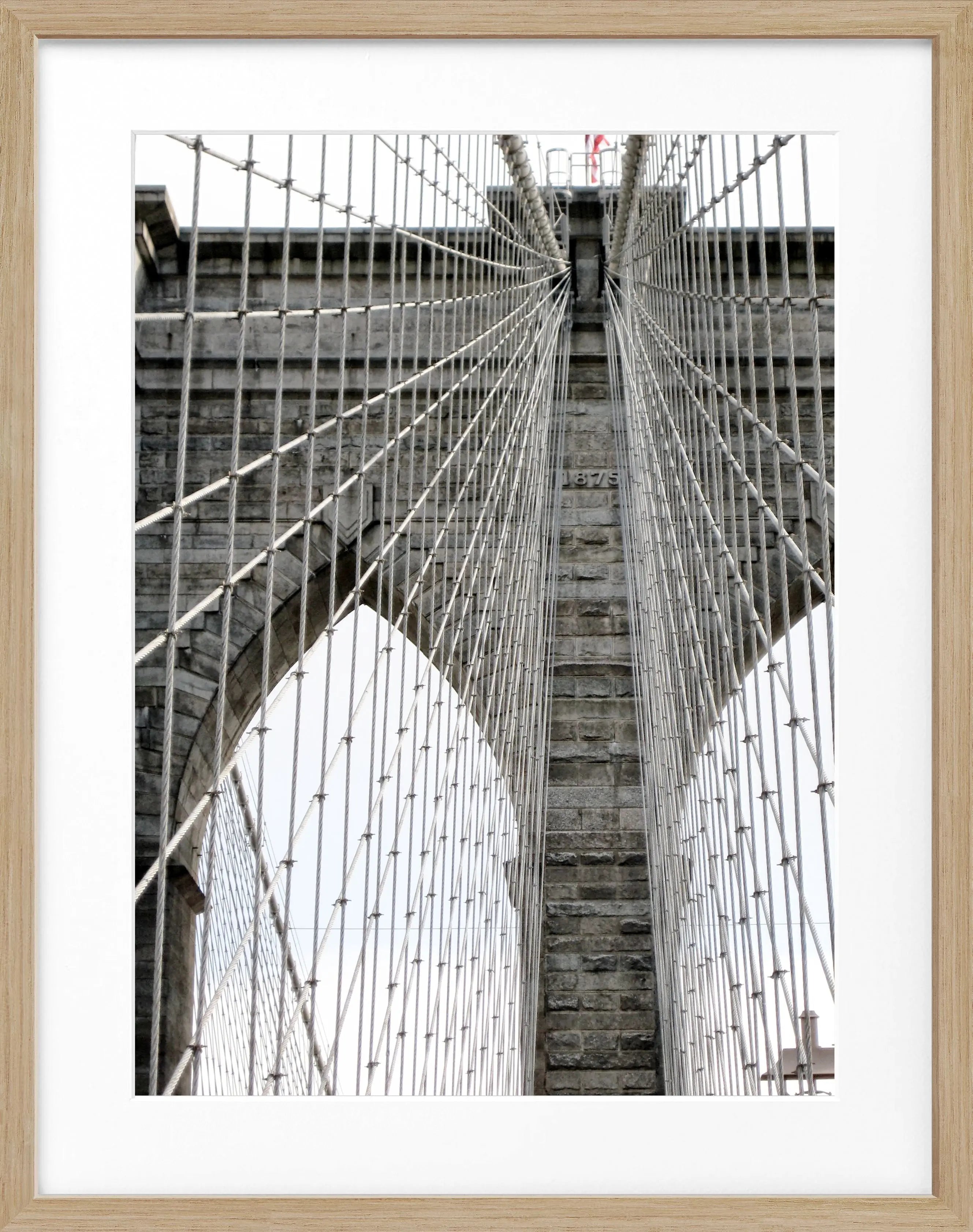 Poster mit Rahmen New York ’Brooklyn Bridge’ NY105