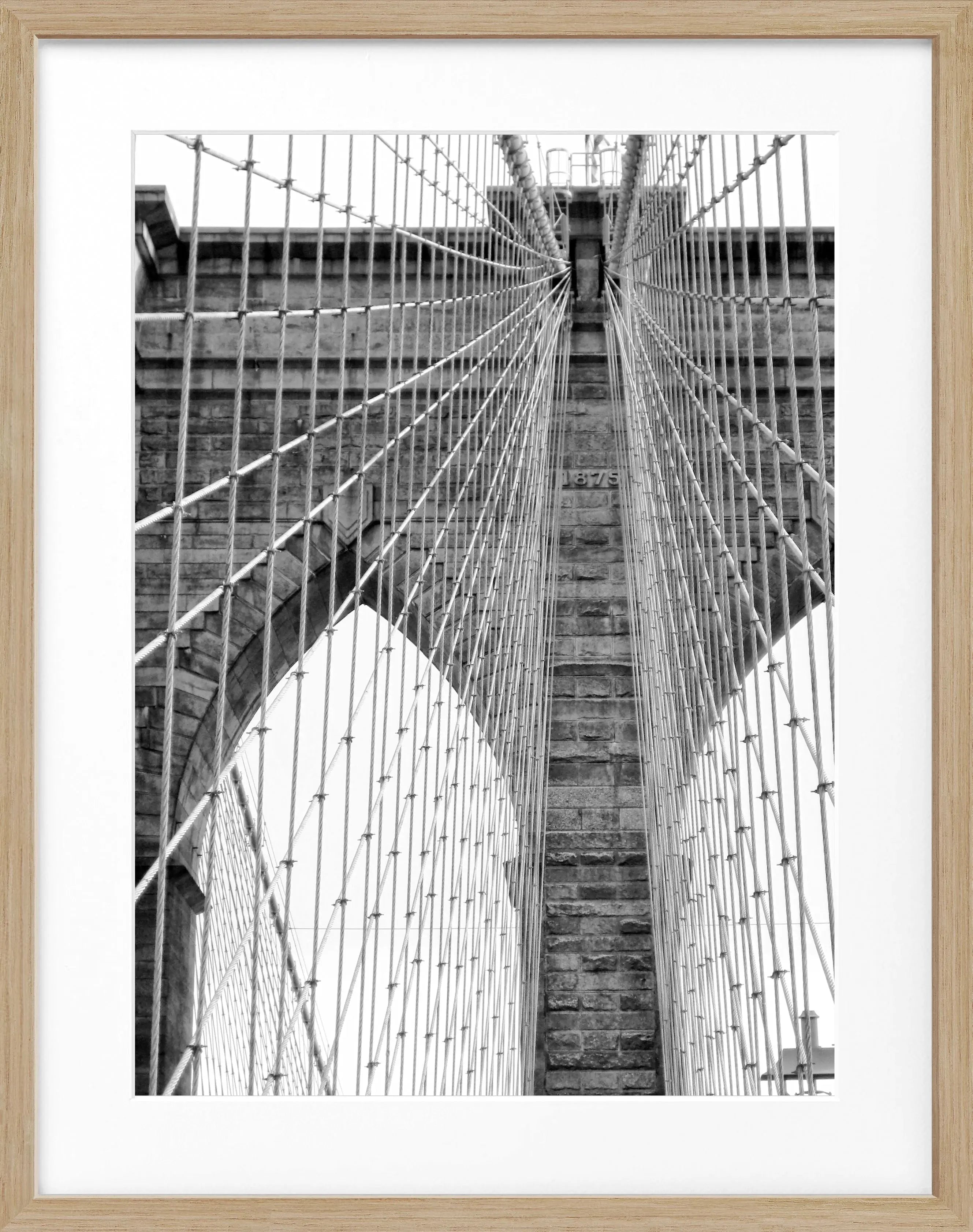 Poster mit Rahmen New York ’Brooklyn Bridge’ NY105