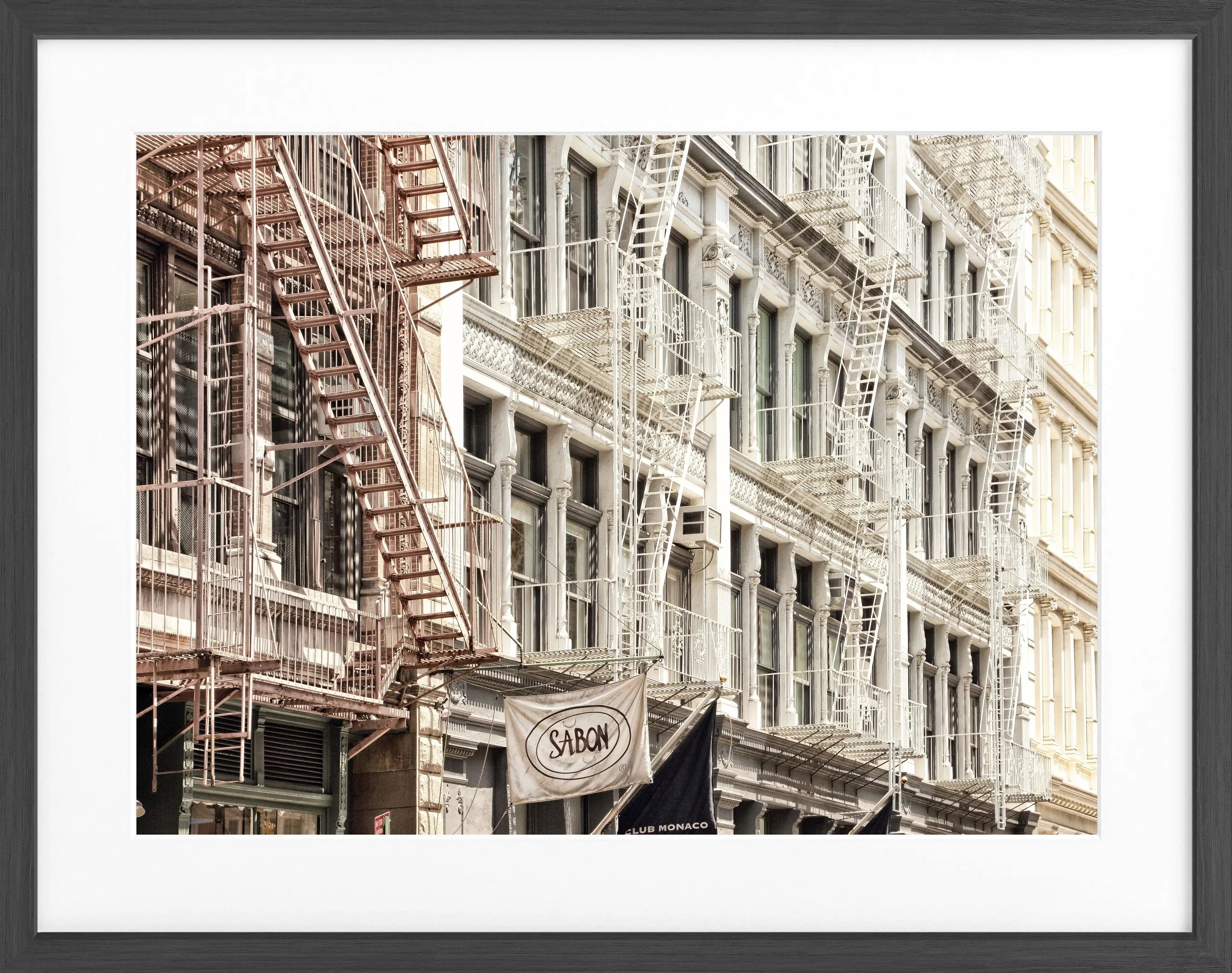 Poster mit Rahmen ’SOHO’ New York NY30 - Wandbilder