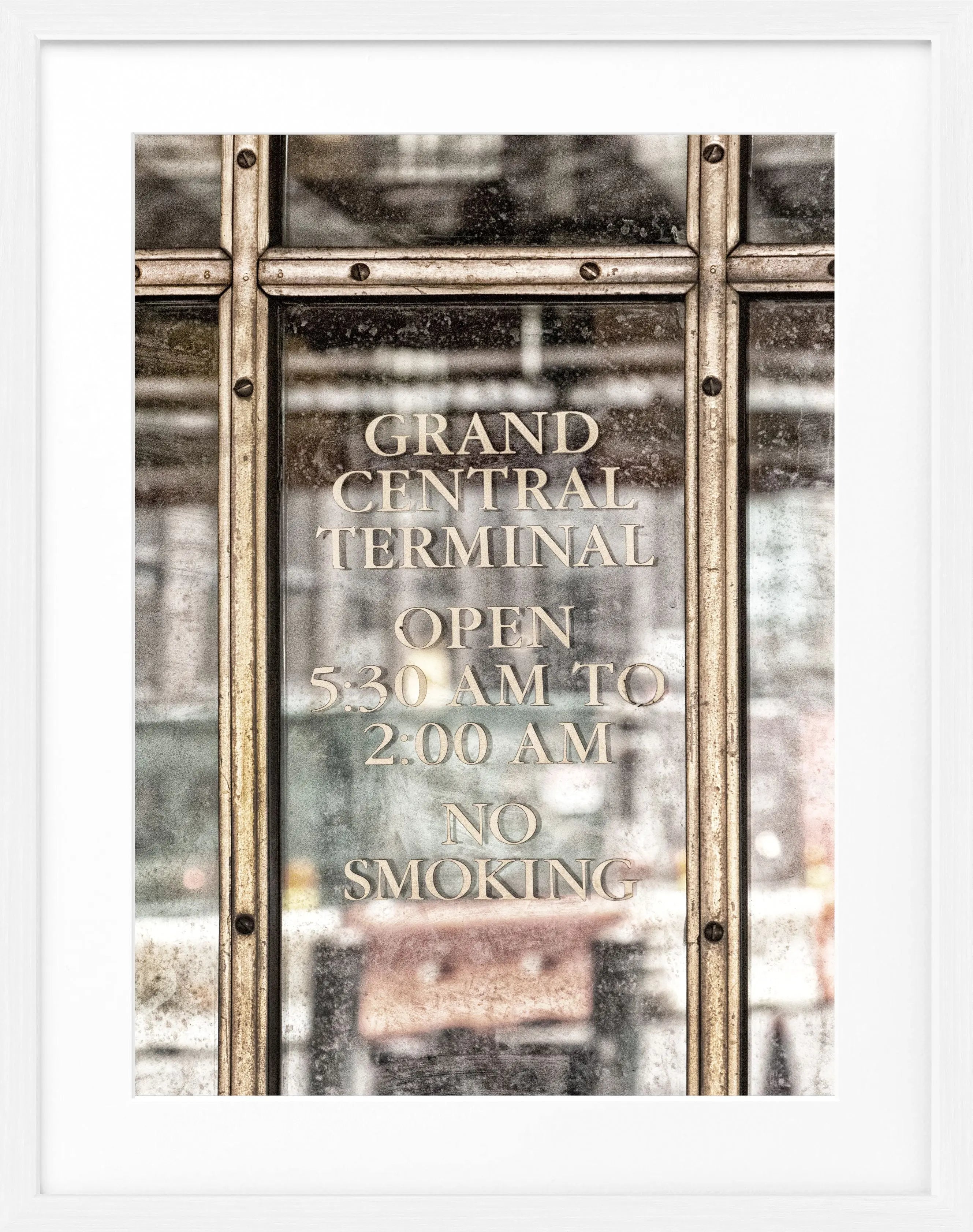 Poster mit Rahmen New York ’Central Station’ NY87