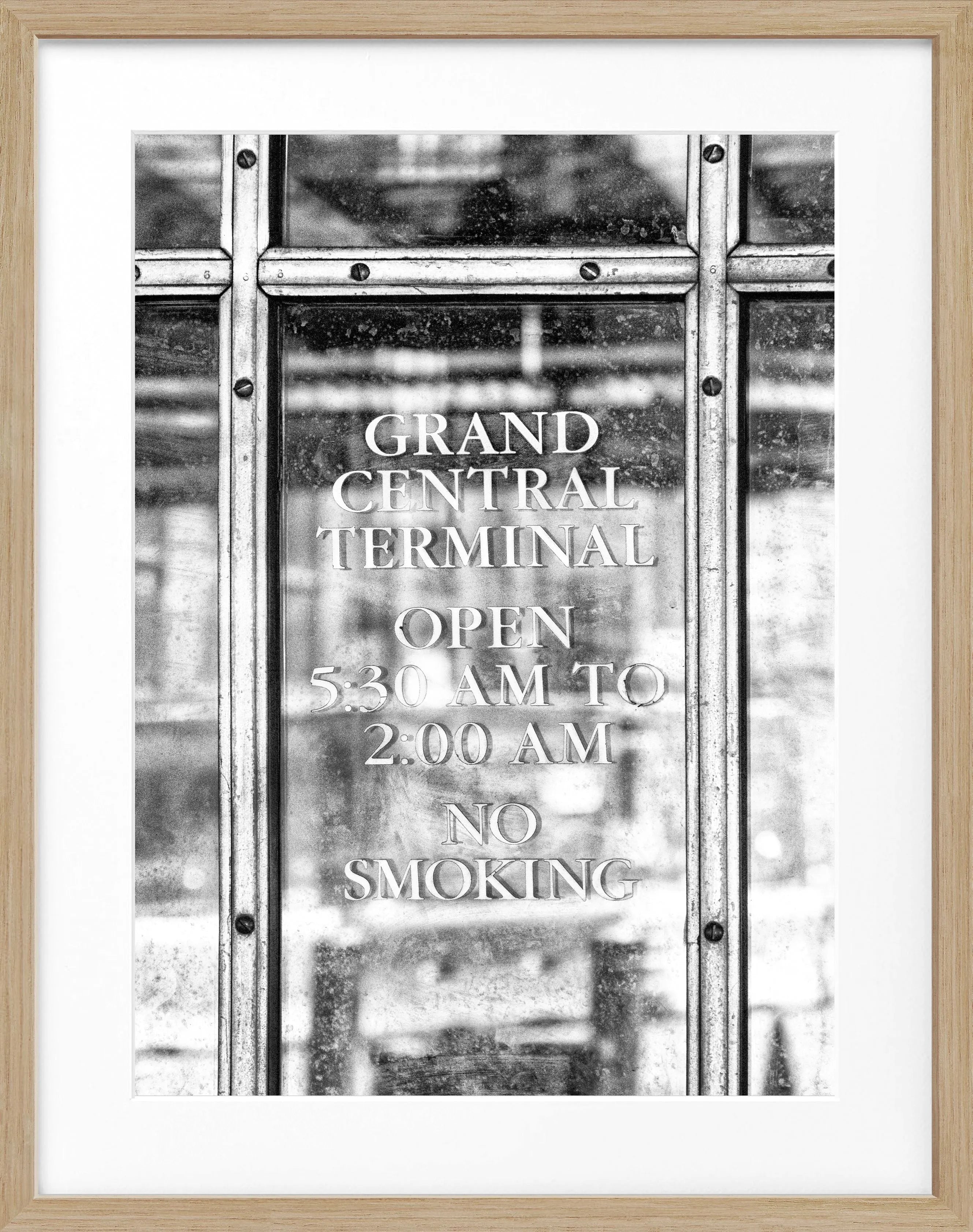 Poster mit Rahmen New York ’Central Station’ NY87