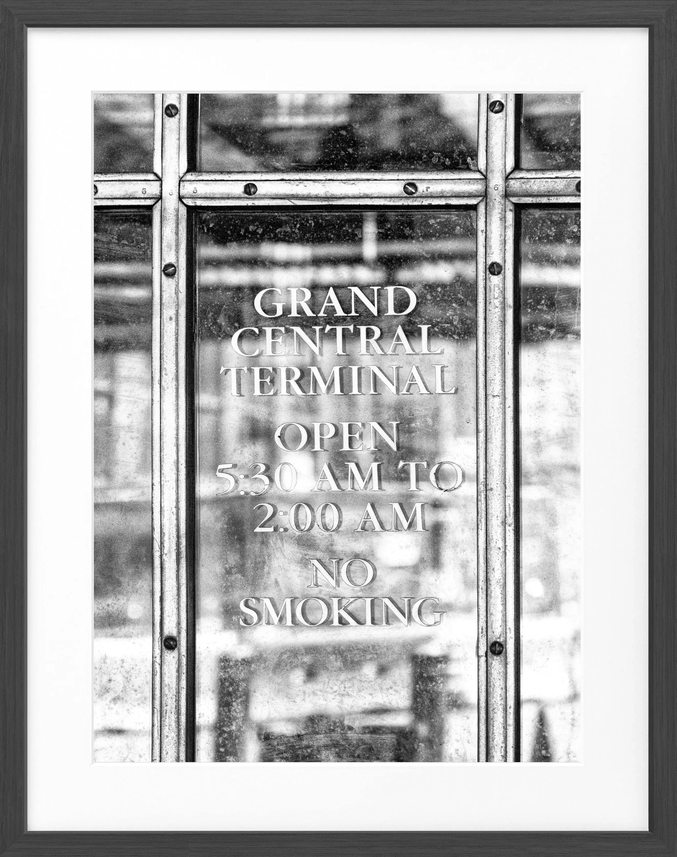 Poster mit Rahmen New York ’Central Station’ NY87