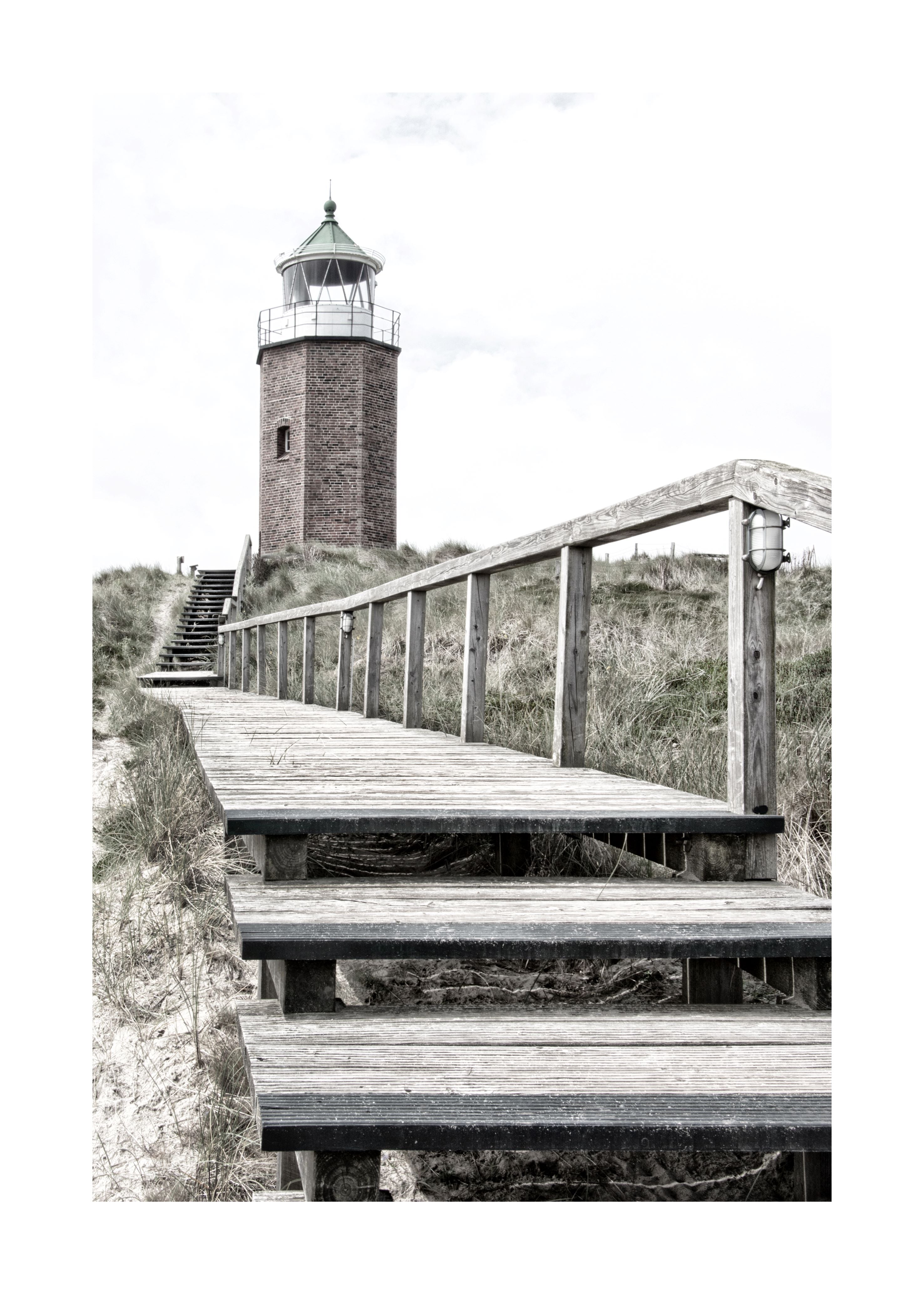 Poster / Druck Sylt Leuchtturm Kampen SY12
