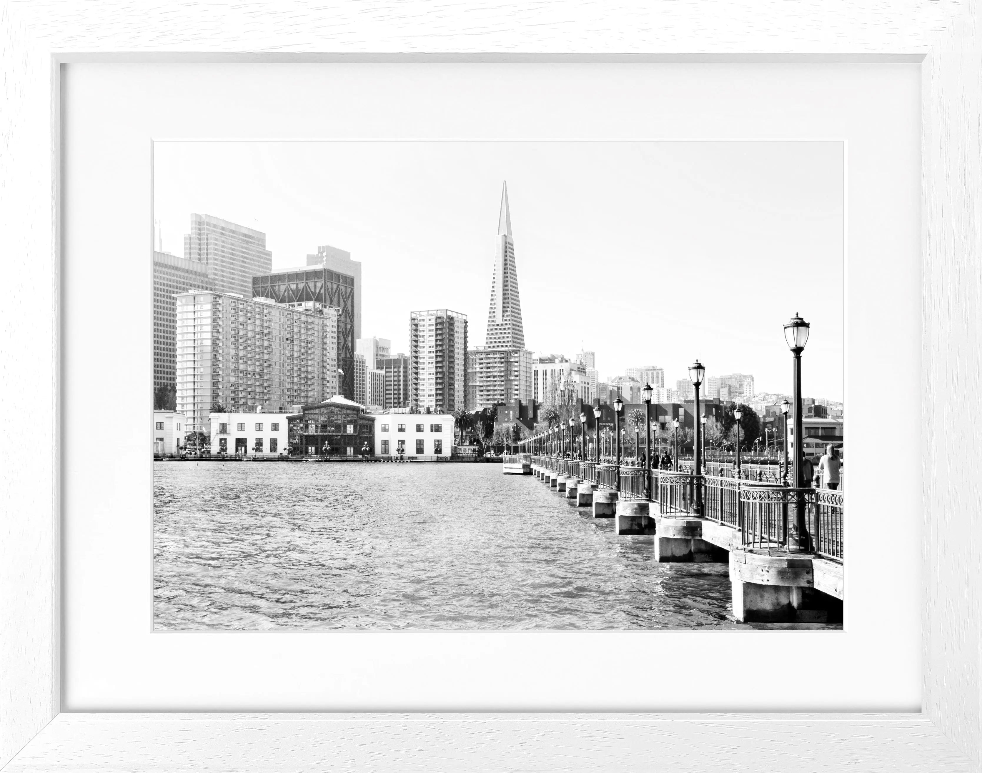 Poster mit Rahmen ’Skyline’ San Francisco SF32 - Wandbilder