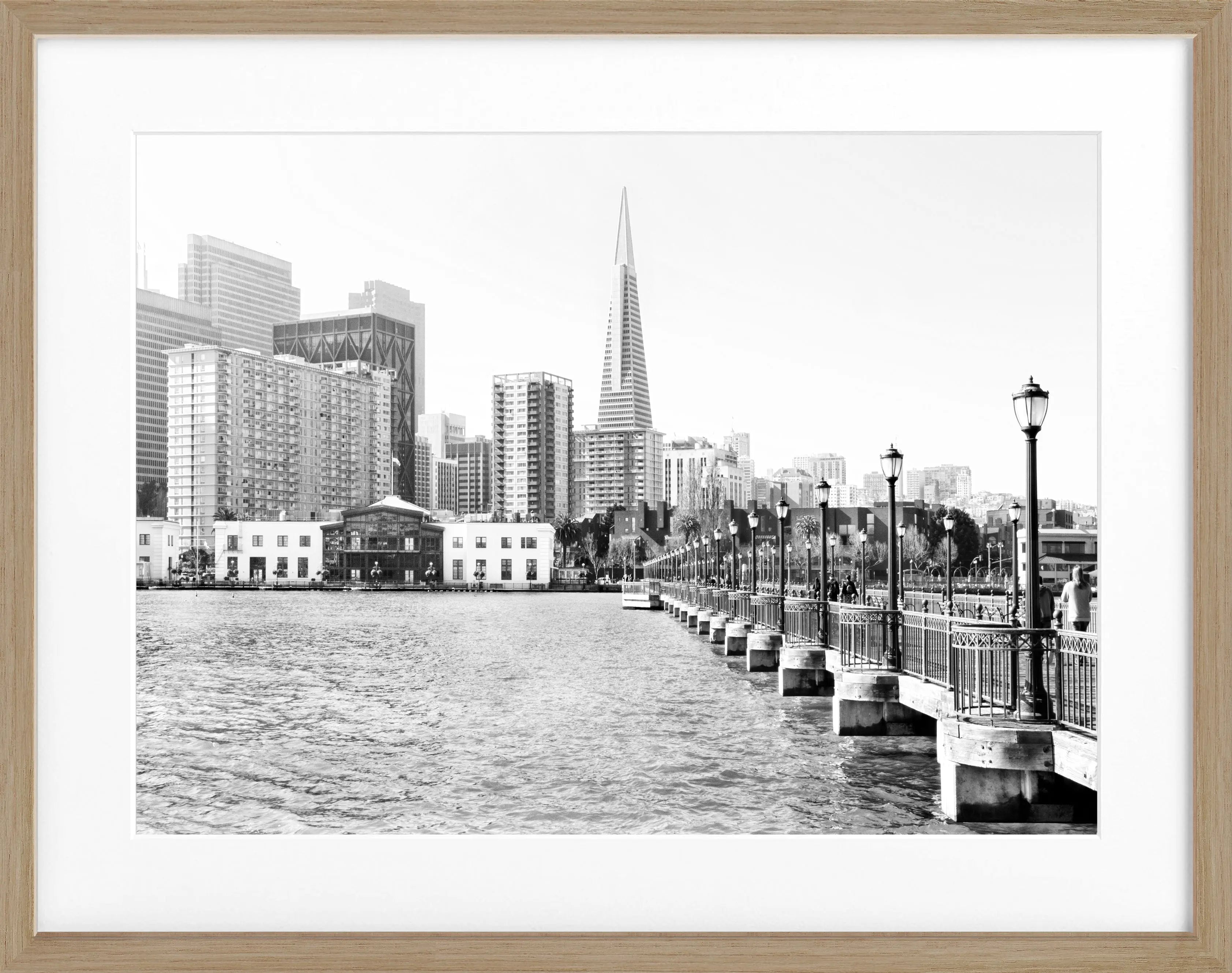 Poster mit Rahmen ’Skyline’ San Francisco SF32 - Wandbilder