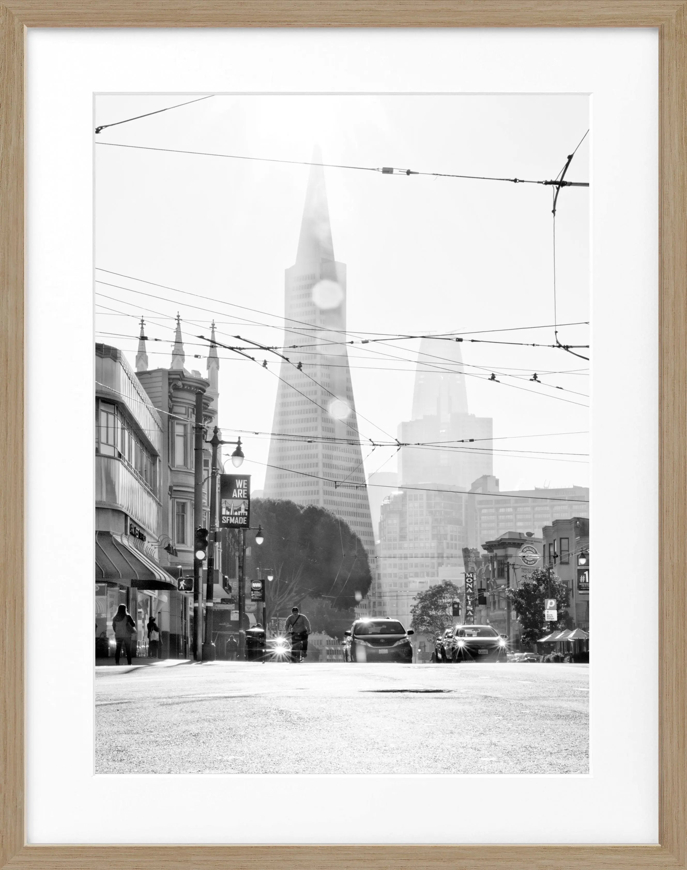 Poster mit Rahmen San Francisco ’Transamerica Pyramid